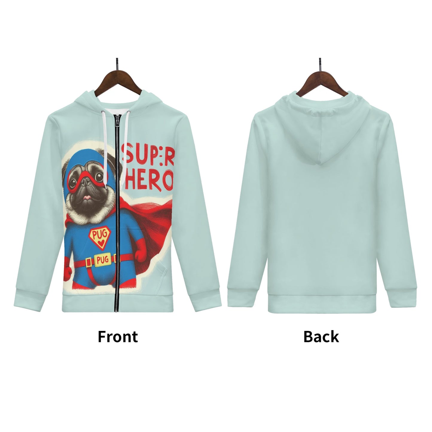 Crush - All Over Print Zip Up Hoodie
