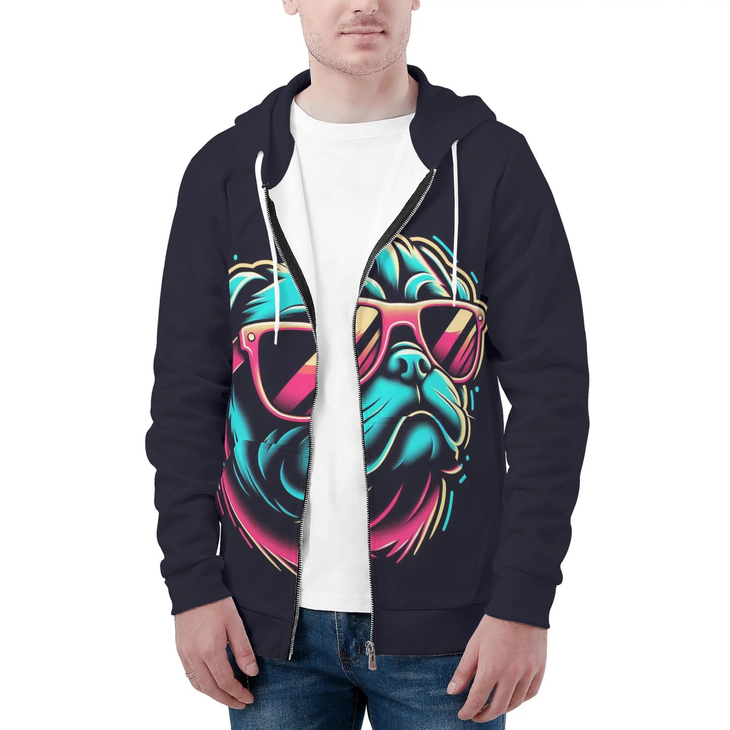 Chopper - All Over Print Zip Up Hoodie