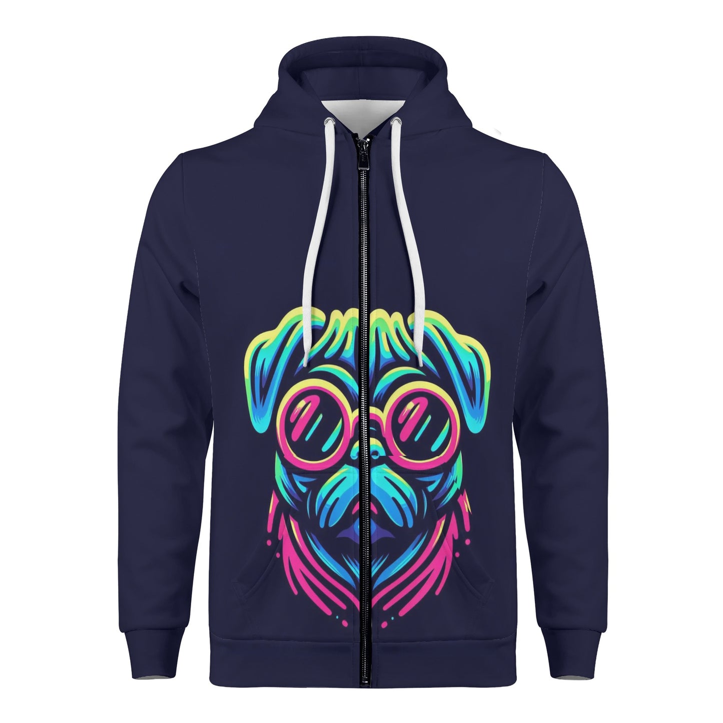 Cletus - All Over Print Zip Up Hoodie