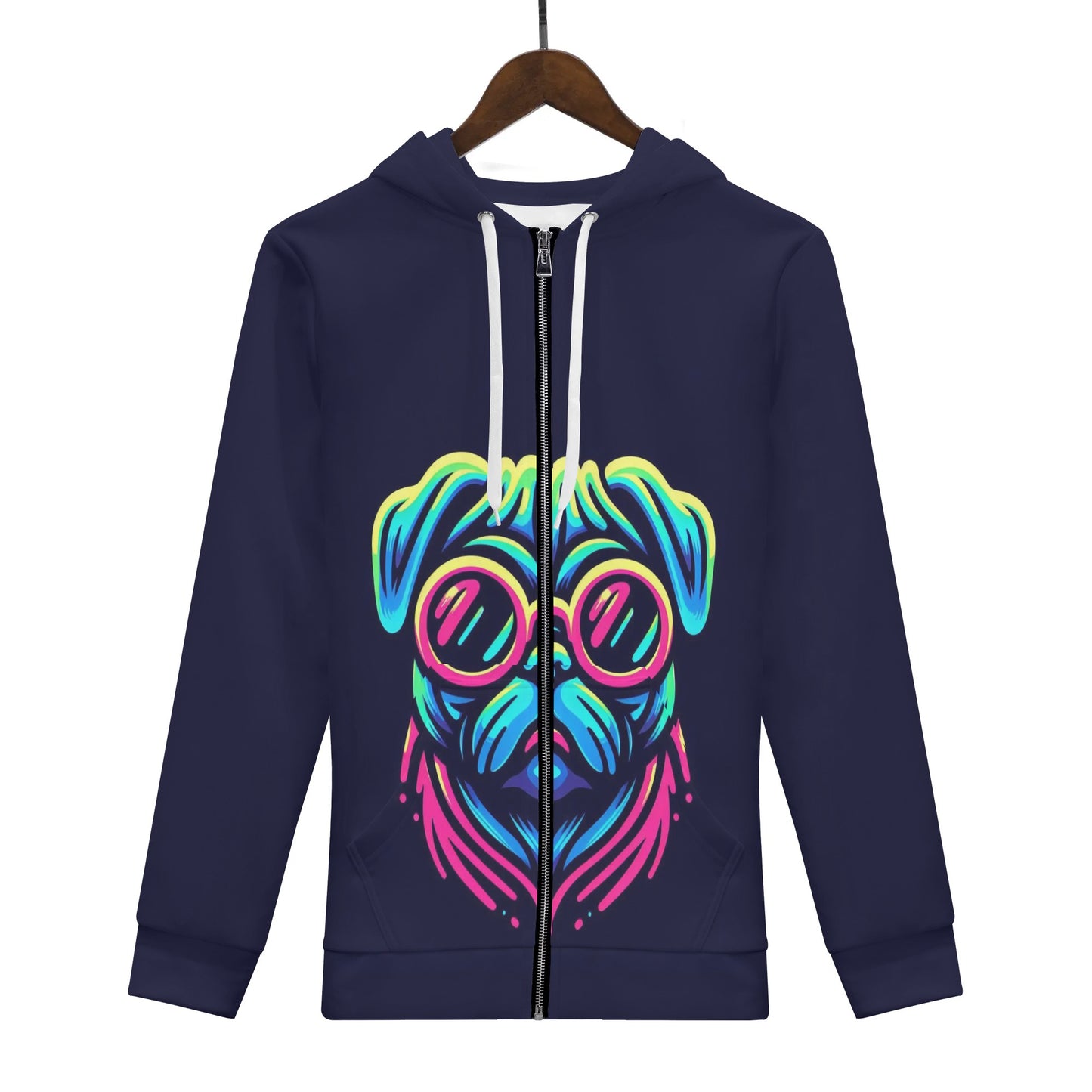 Cletus - All Over Print Zip Up Hoodie