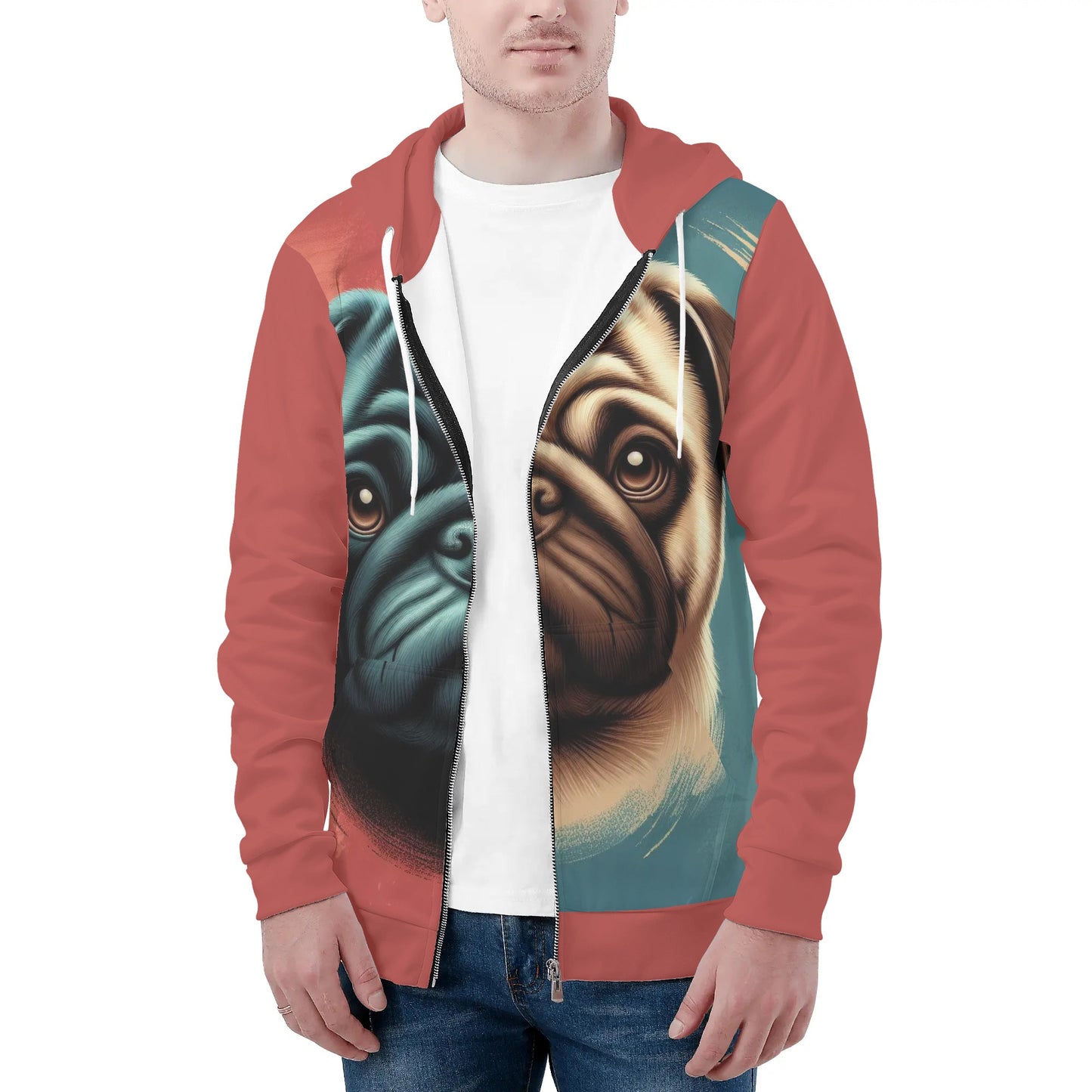 Boombox - All Over Print Zip Up Hoodie