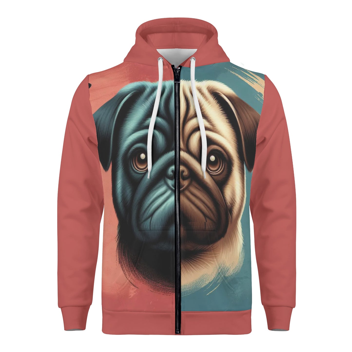 Boombox - All Over Print Zip Up Hoodie