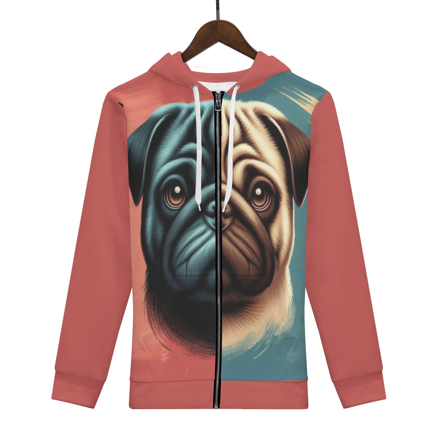 Boombox - All Over Print Zip Up Hoodie