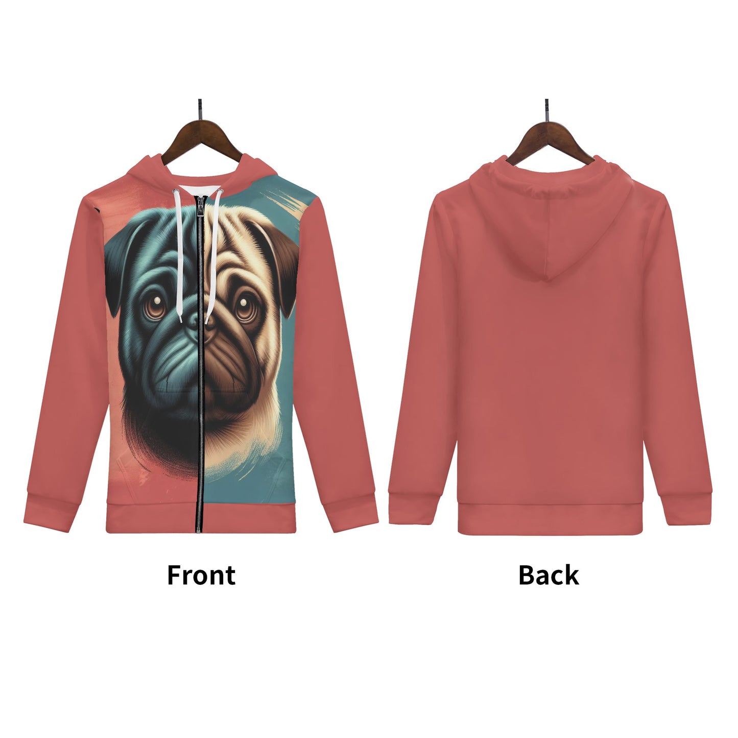 Boombox - All Over Print Zip Up Hoodie