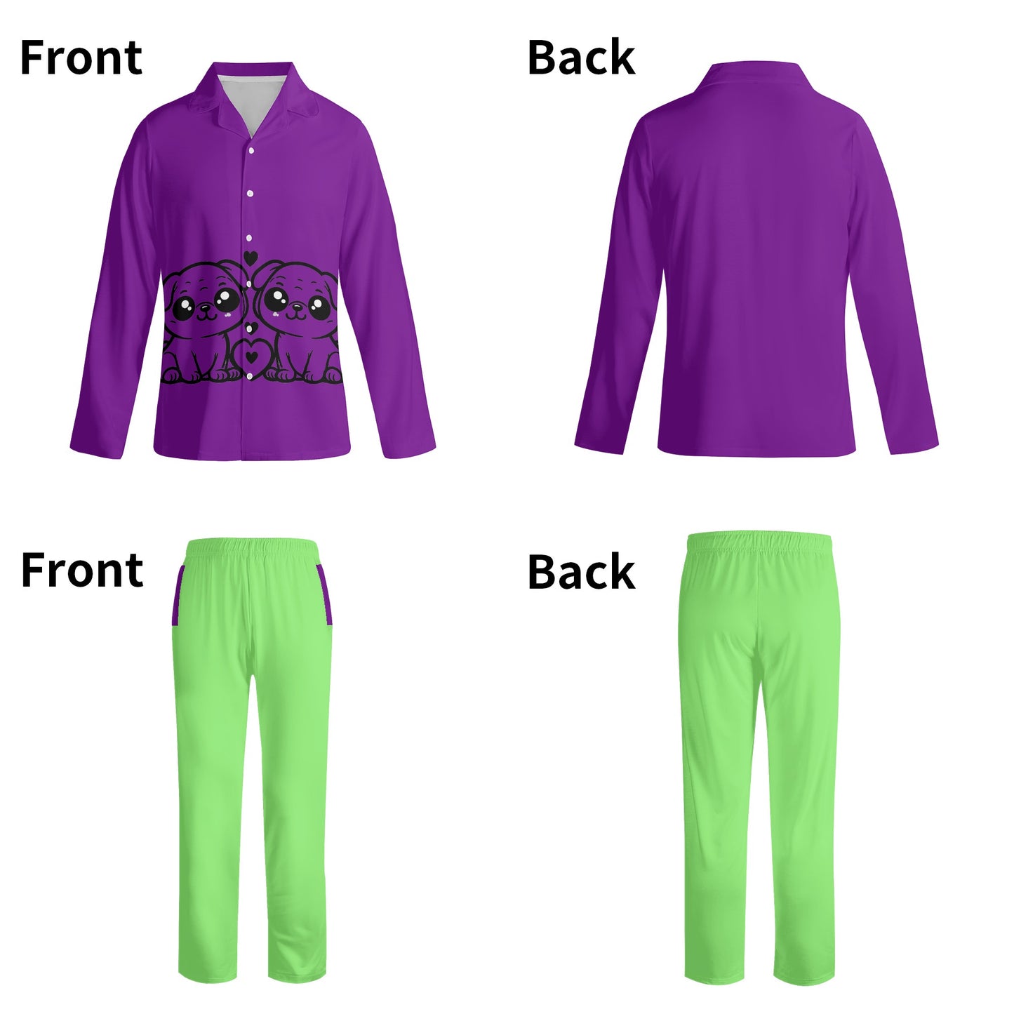 Priya - All Over Print Womens Pajamas