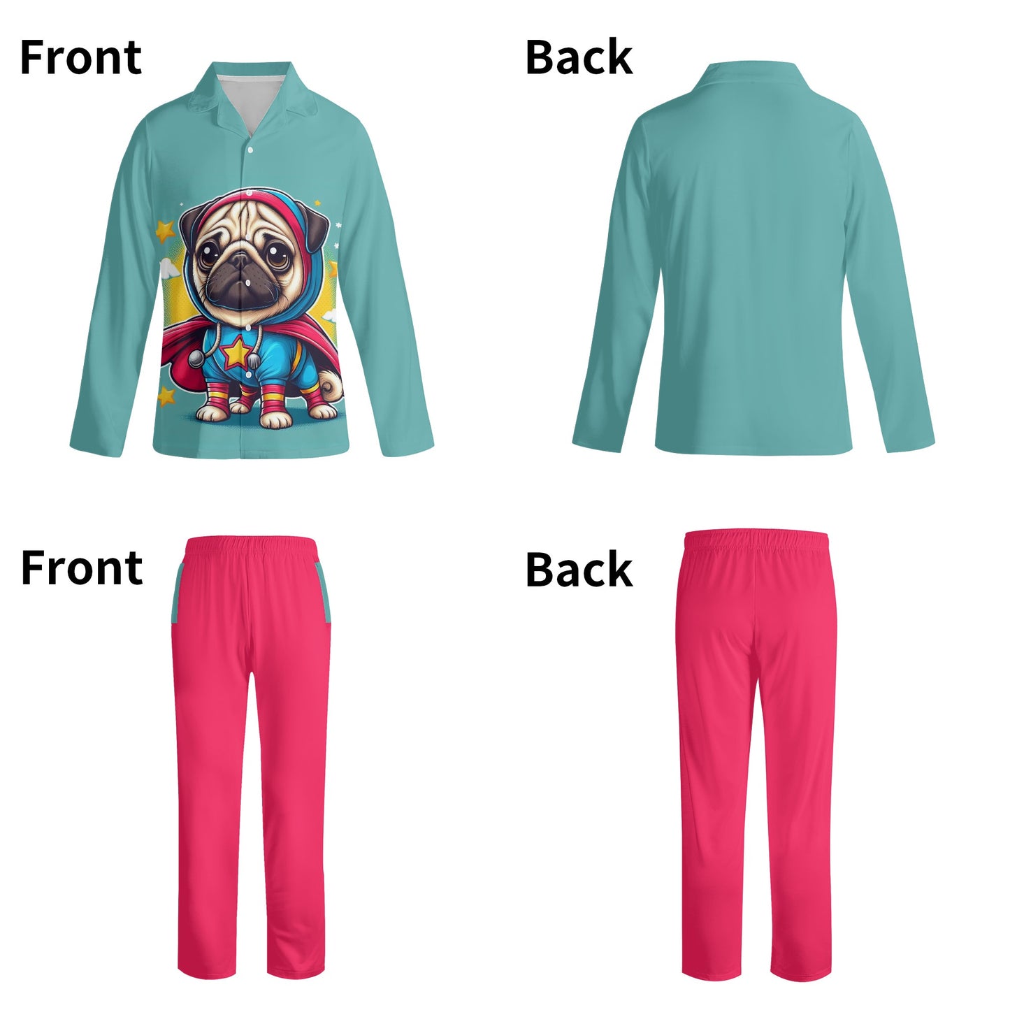 Norah - All Over Print Womens Pajamas