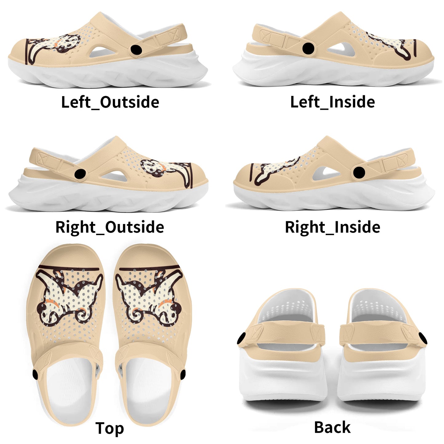 Gracie - Summer Hollow Out Clogs