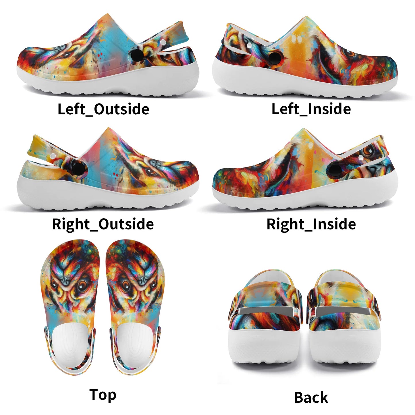 Paisley - Nursing Slip On Clogs