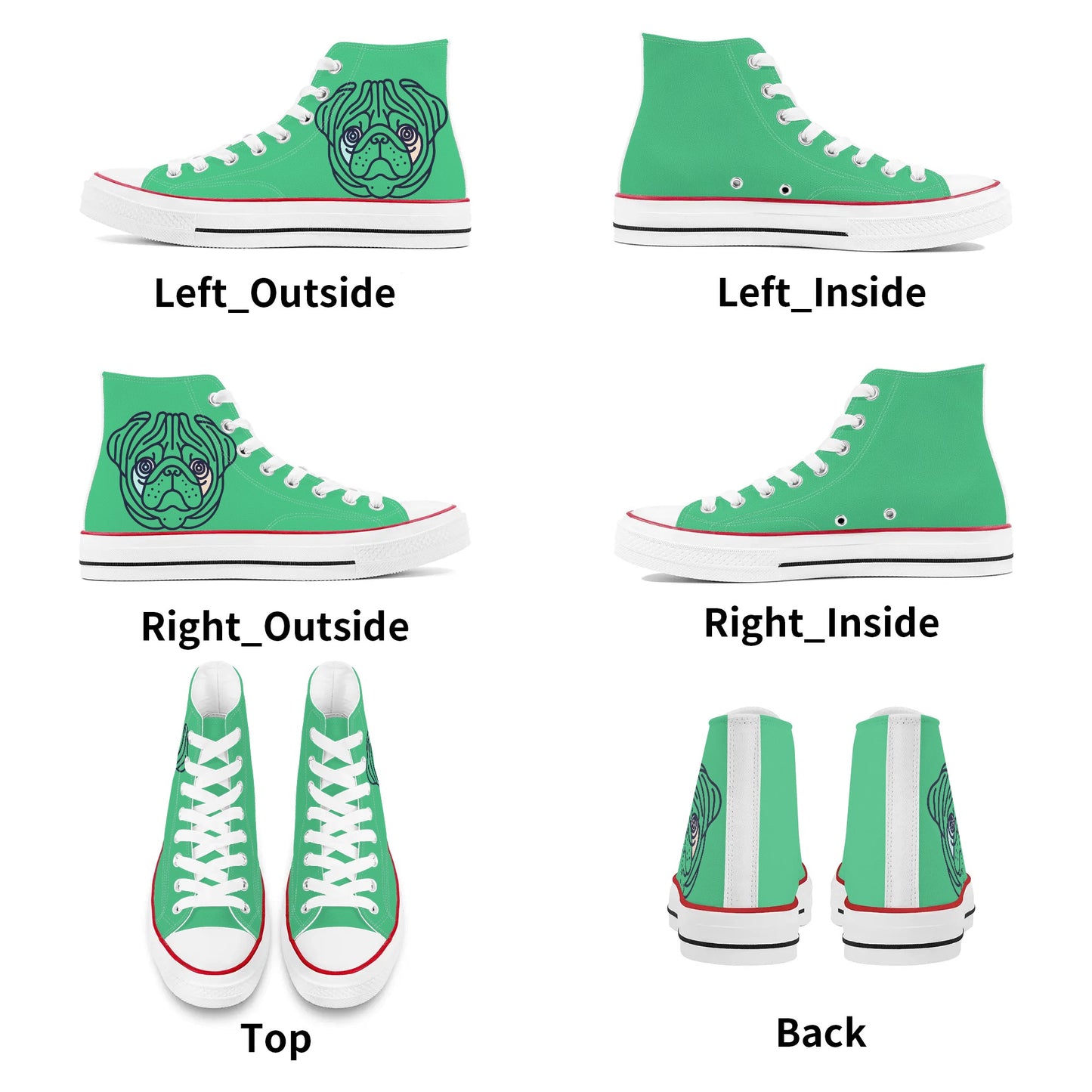 Piper - Classic High Top Canvas Shoes