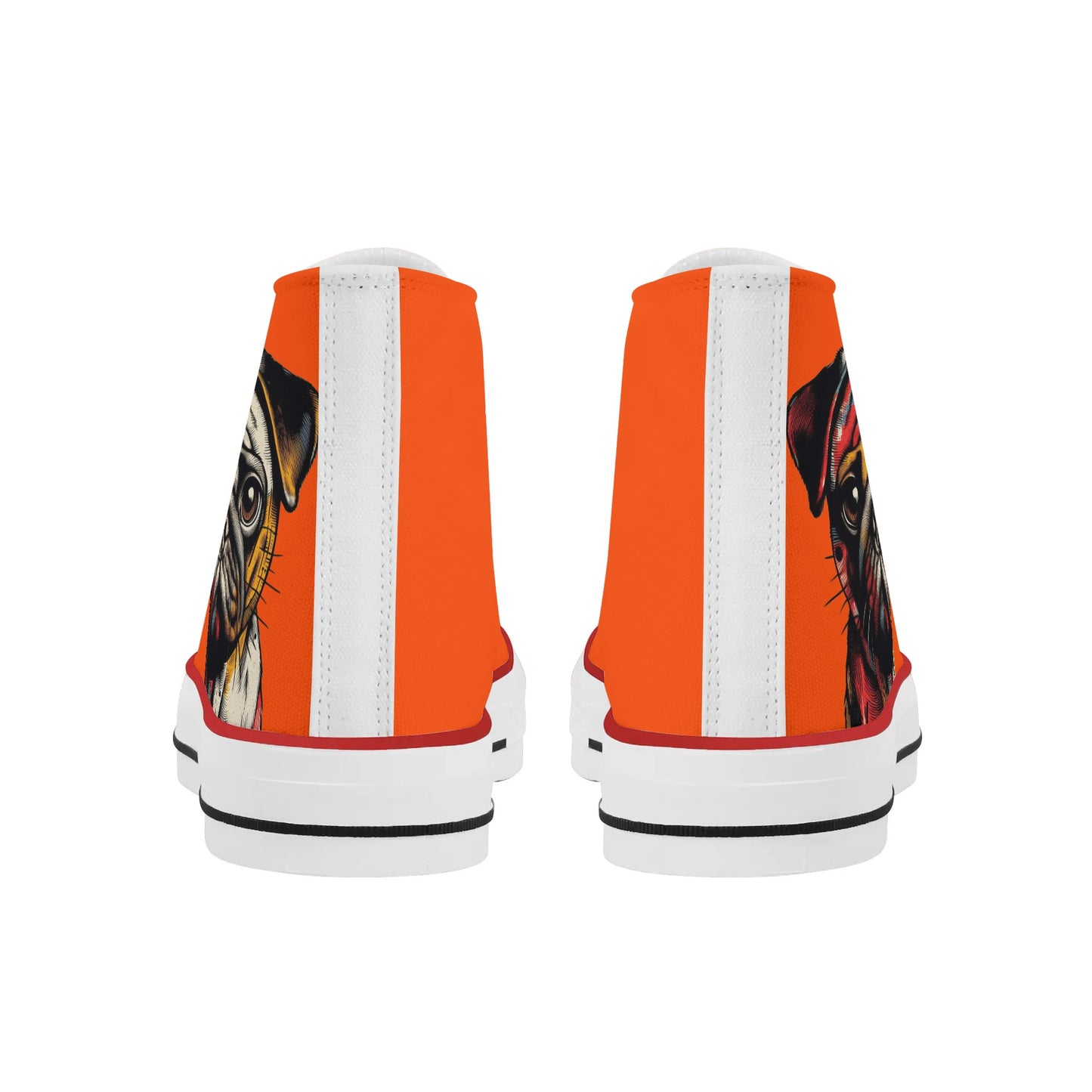 Paisley - Classic High Top Canvas Shoes