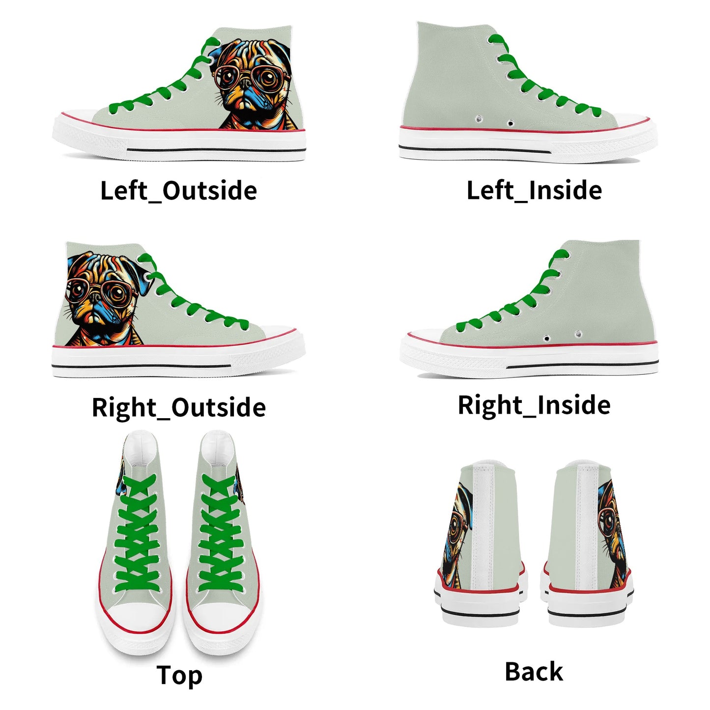 Nova - Classic High Top Canvas Shoes