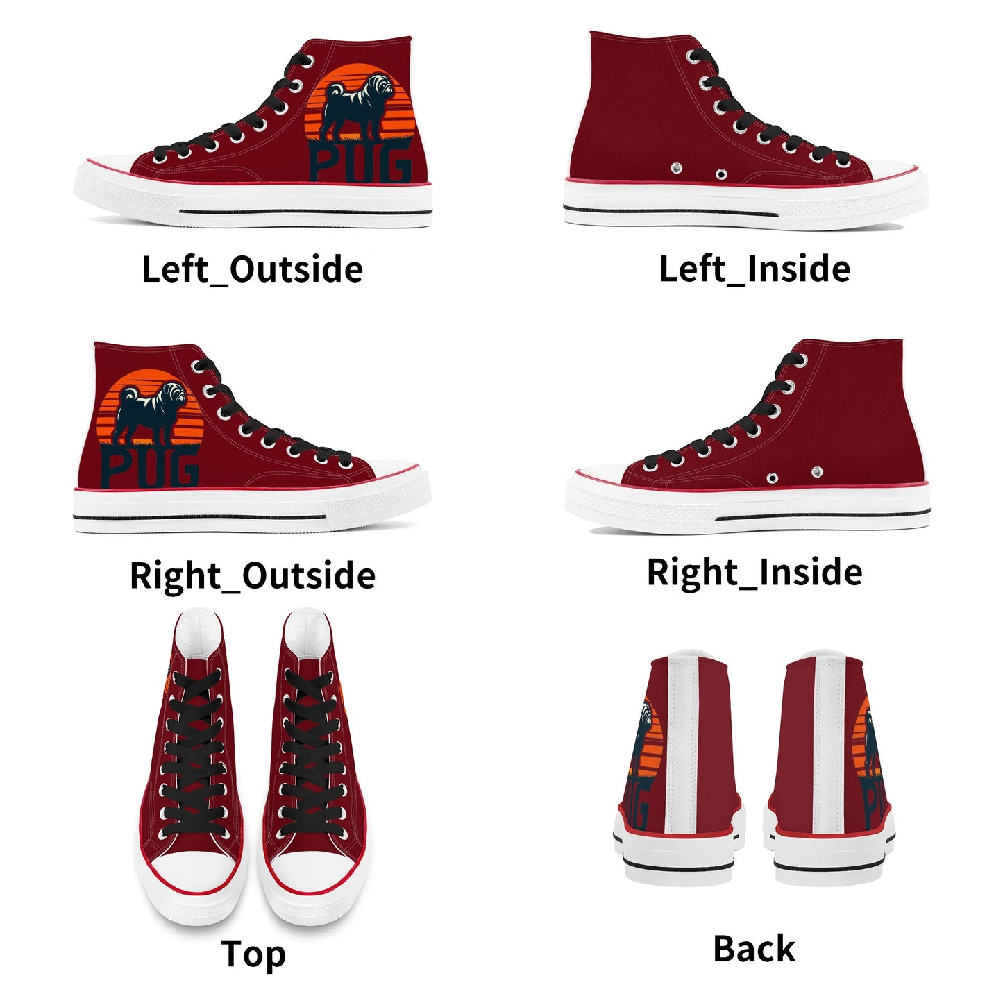 Nala - Classic High Top Canvas Shoes