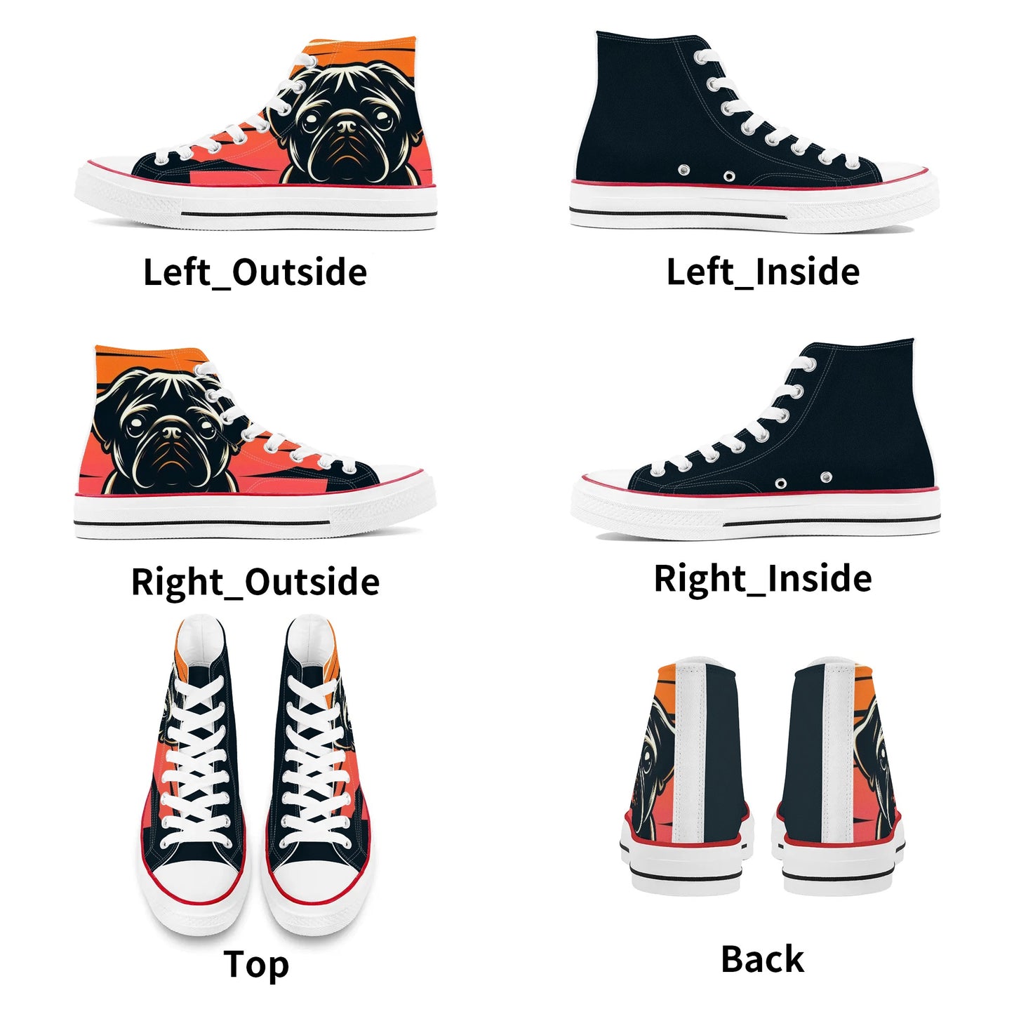 Molly - Classic High Top Canvas Shoes