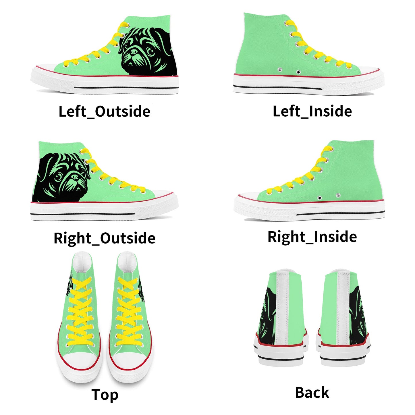 Lucy - Classic High Top Canvas Shoes