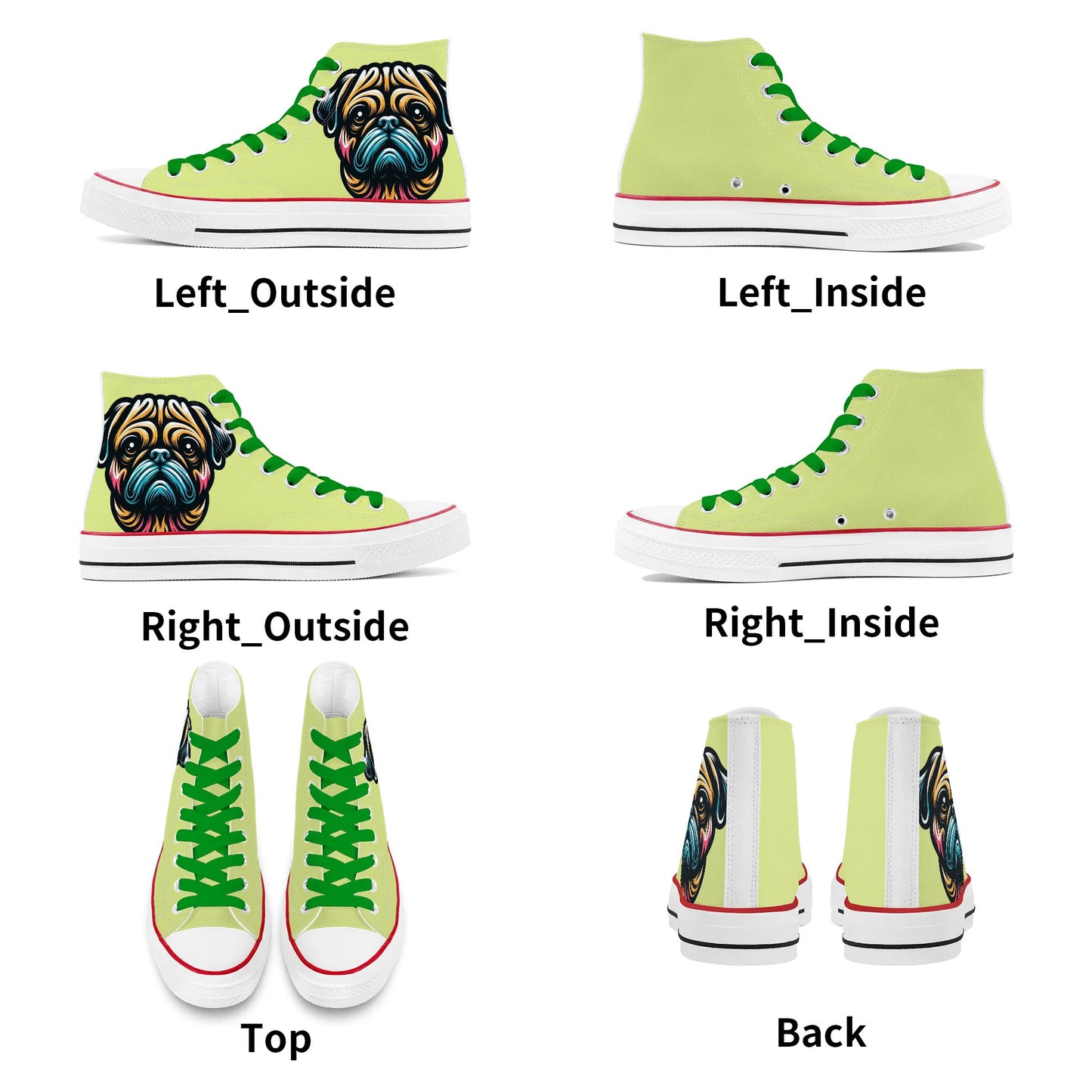 Lilly - Classic High Top Canvas Shoes