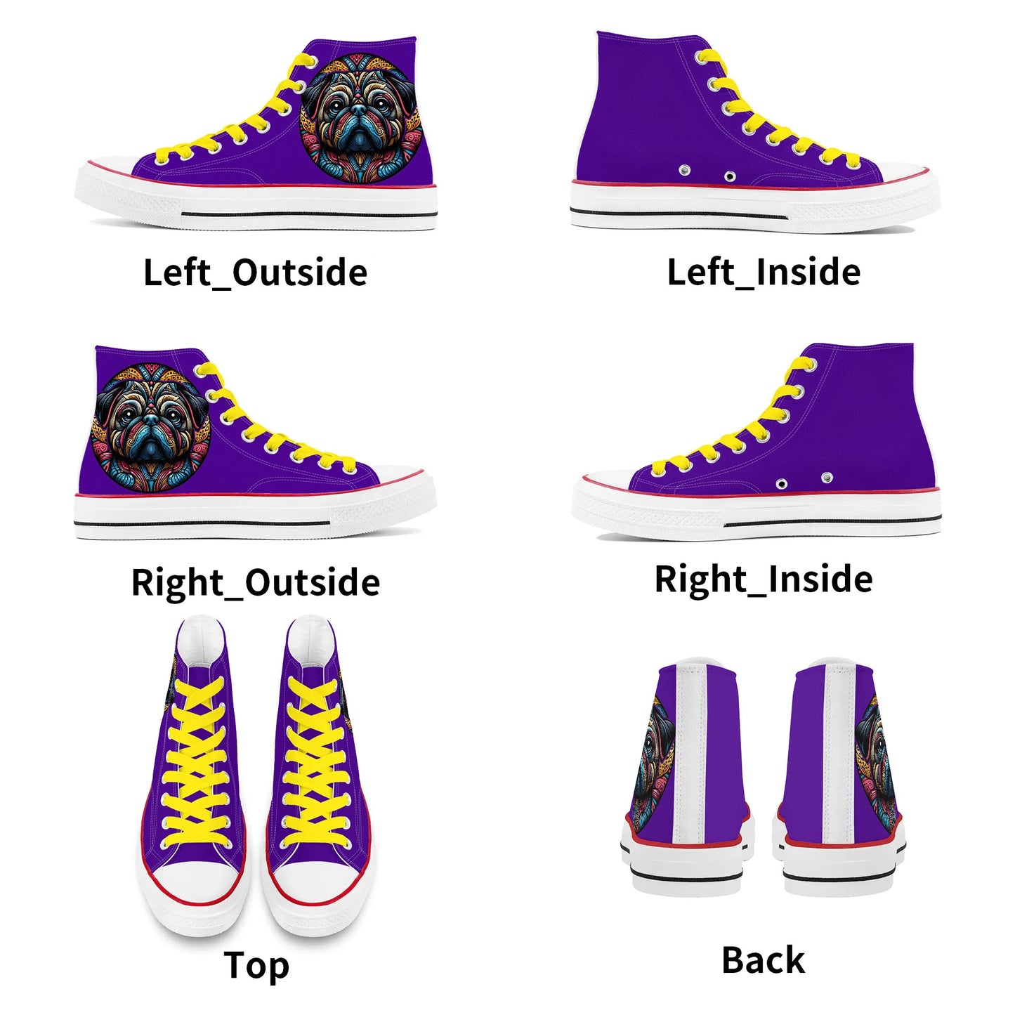 Lexi - Classic High Top Canvas Shoes