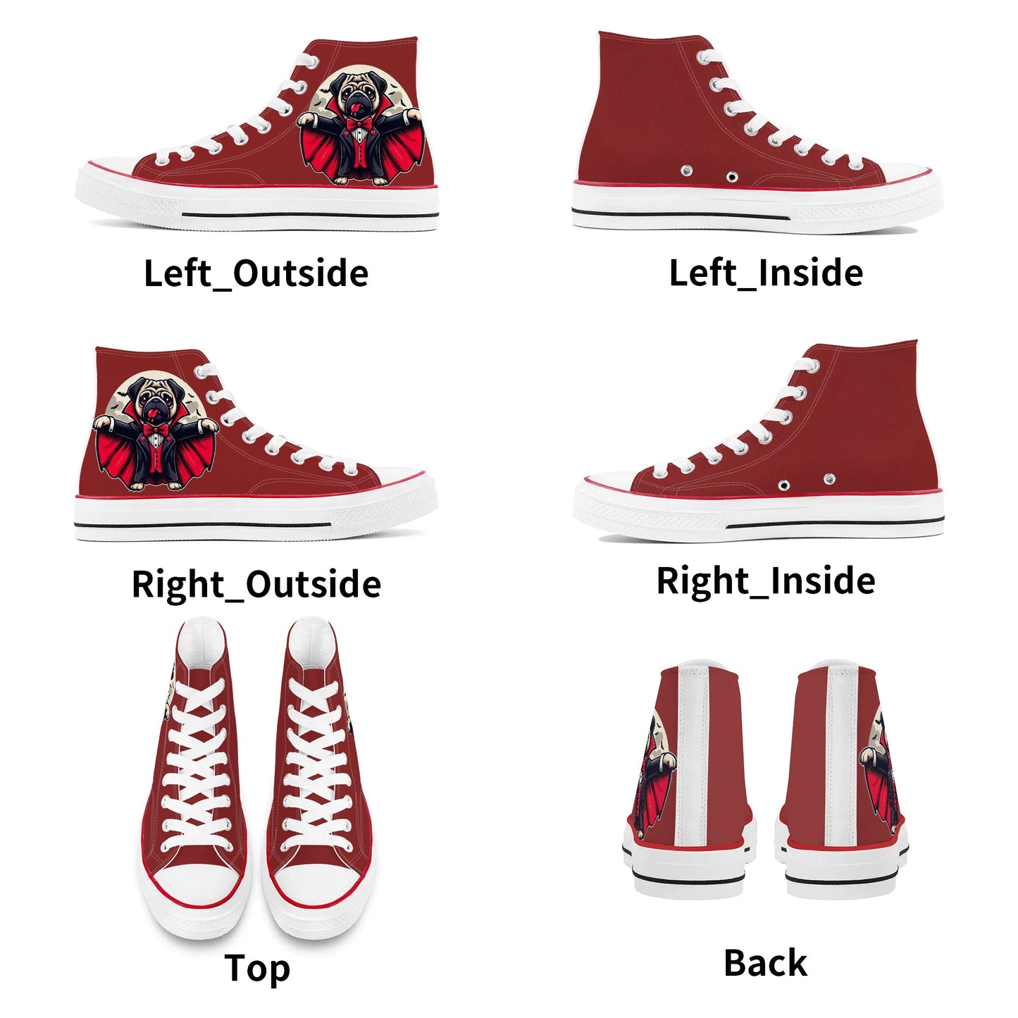 Gracie - Classic High Top Canvas Shoes