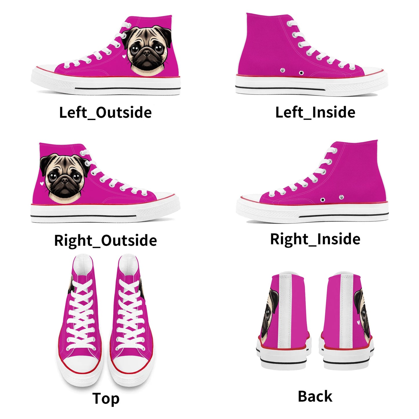Dixie - Classic High Top Canvas Shoes