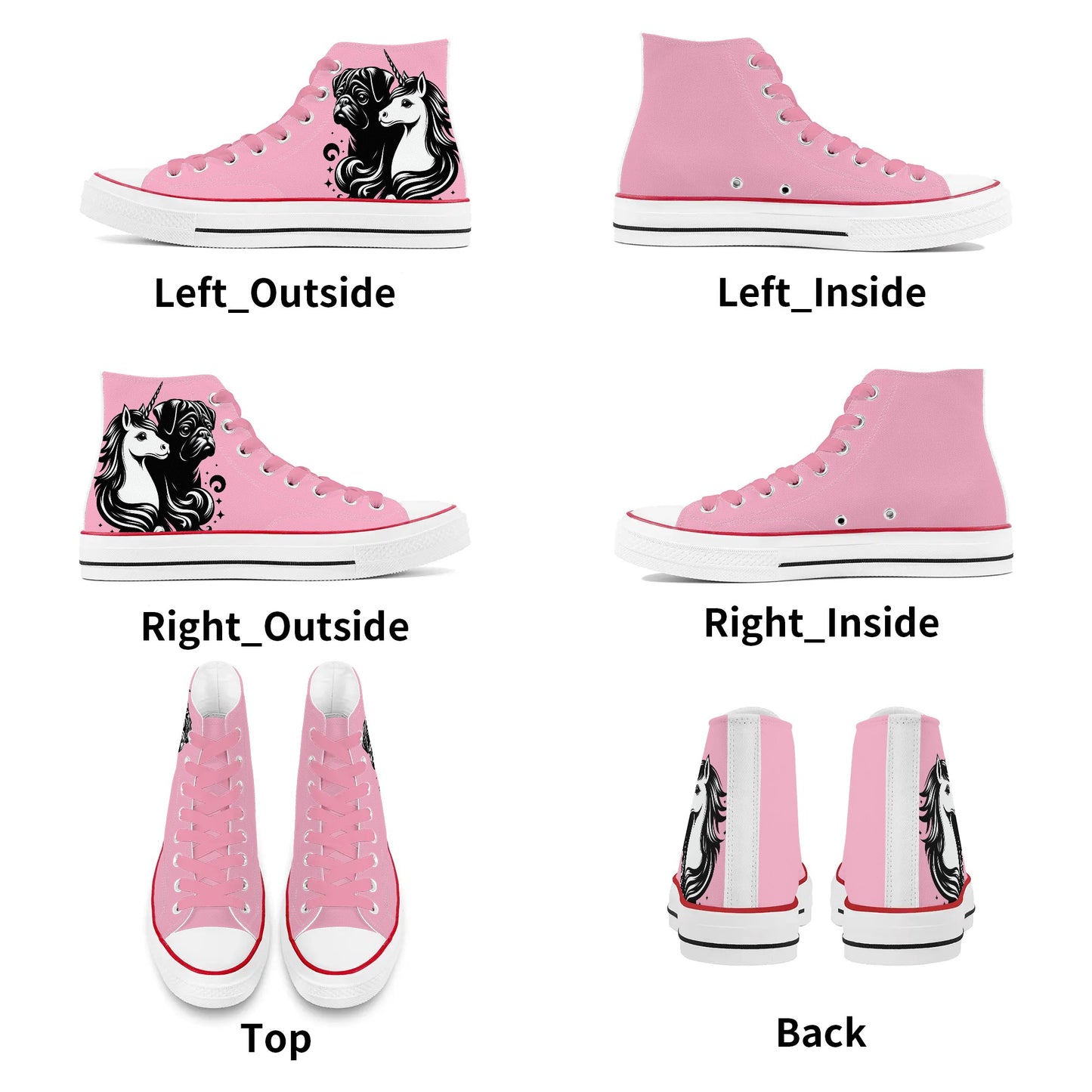 Coco - Classic High Top Canvas Shoes