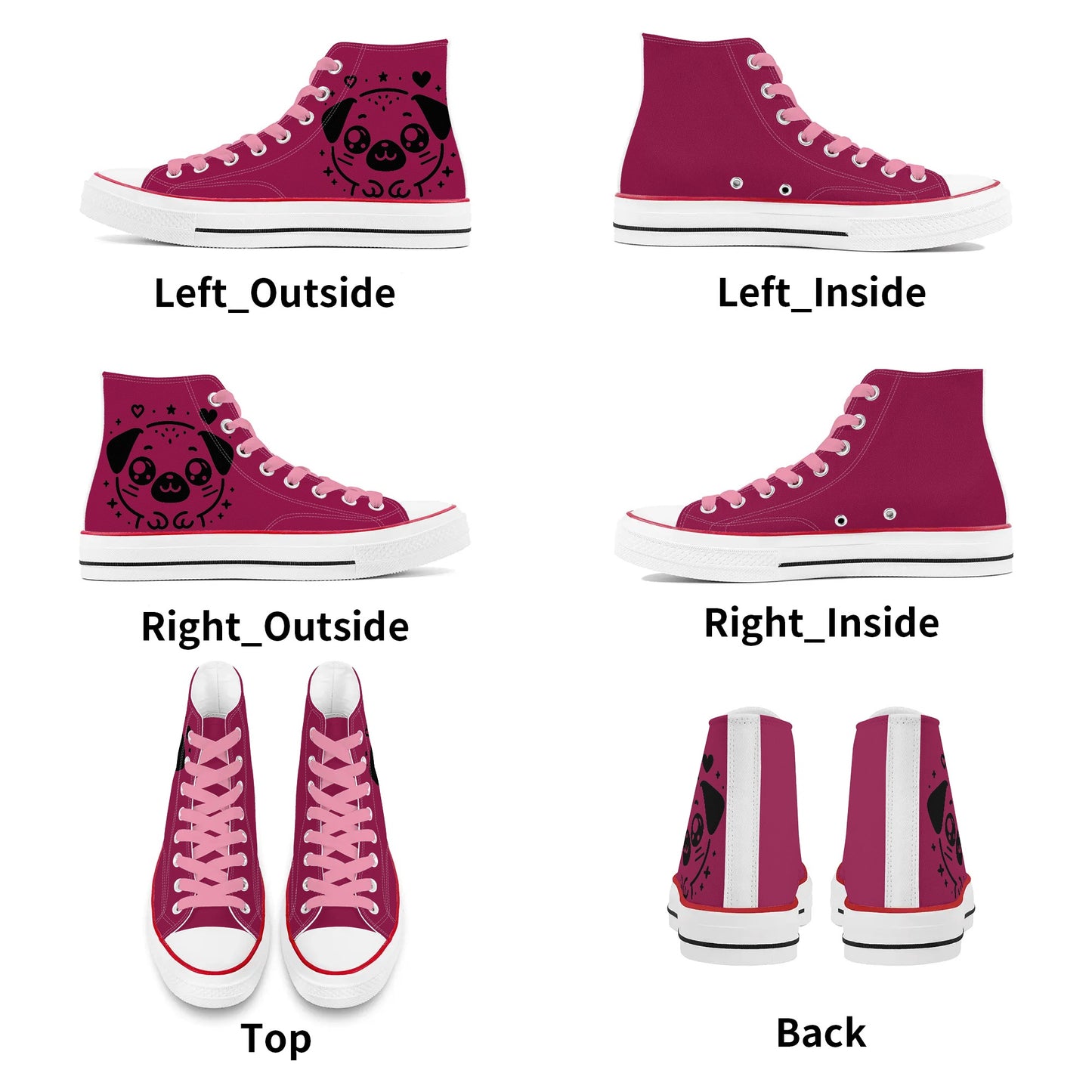 Aspen - Classic High Top Canvas Shoes