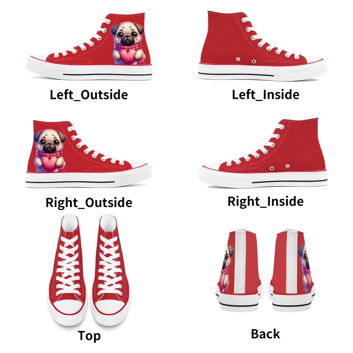 Milo - Classic High Top Canvas Shoes