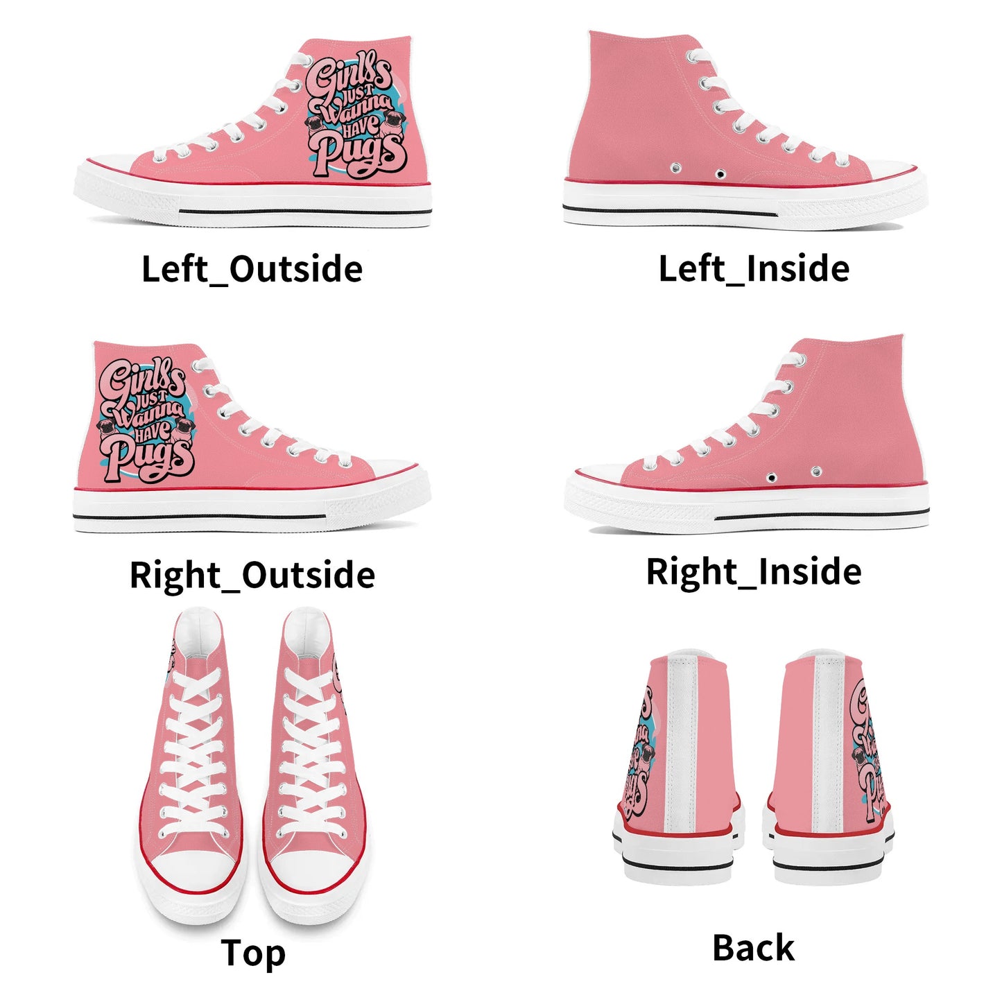 Max - Classic High Top Canvas Shoes