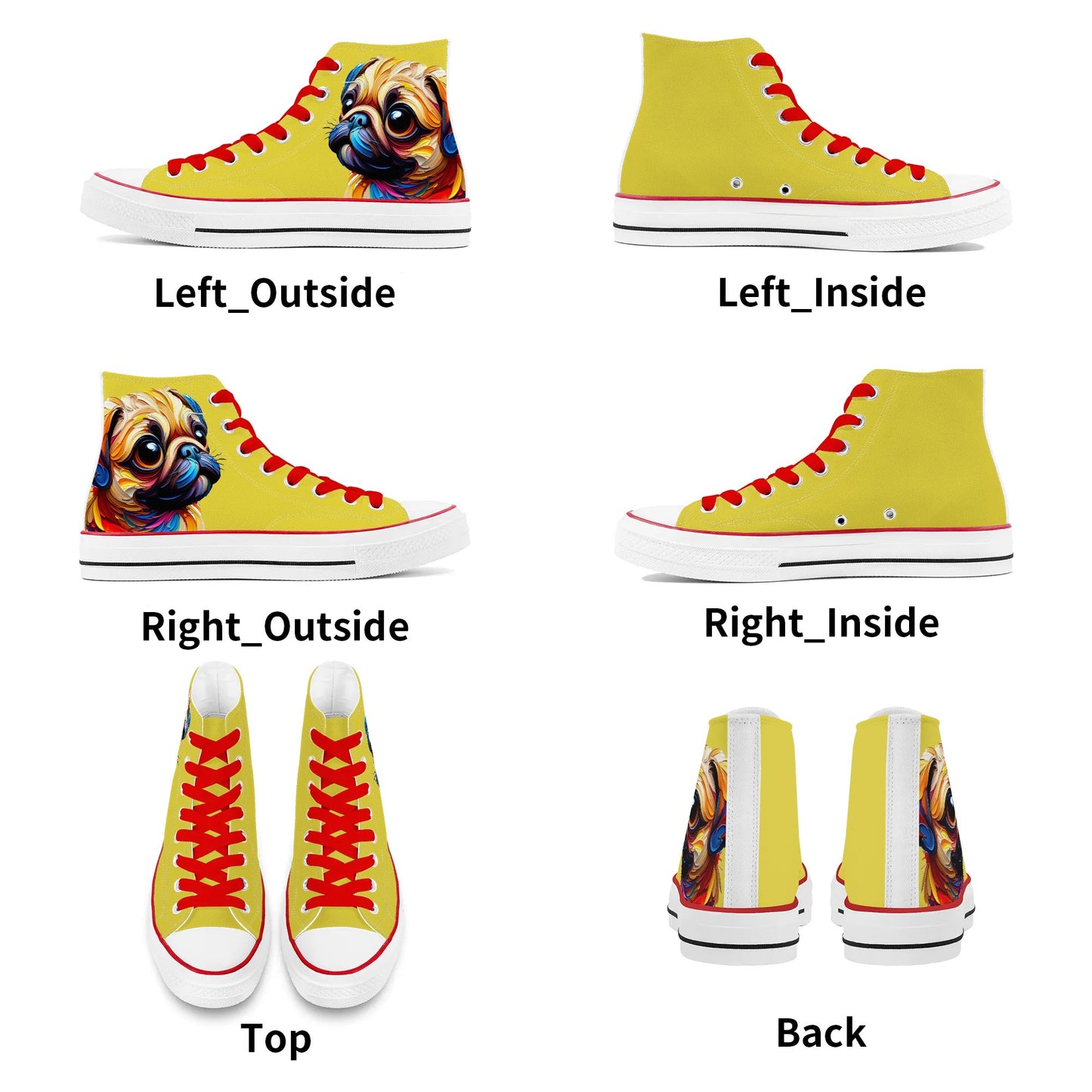 Lucy - Classic High Top Canvas Shoes
