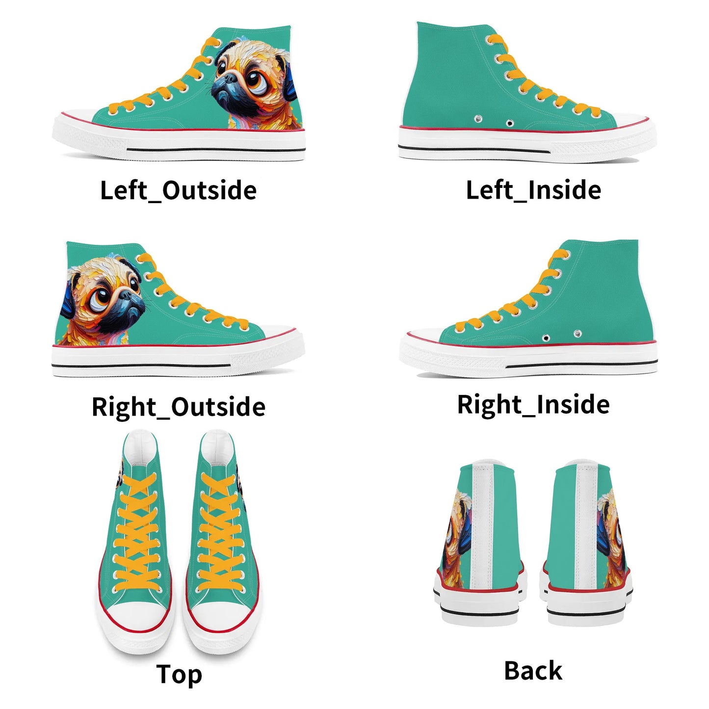 Luna - Classic High Top Canvas Shoes