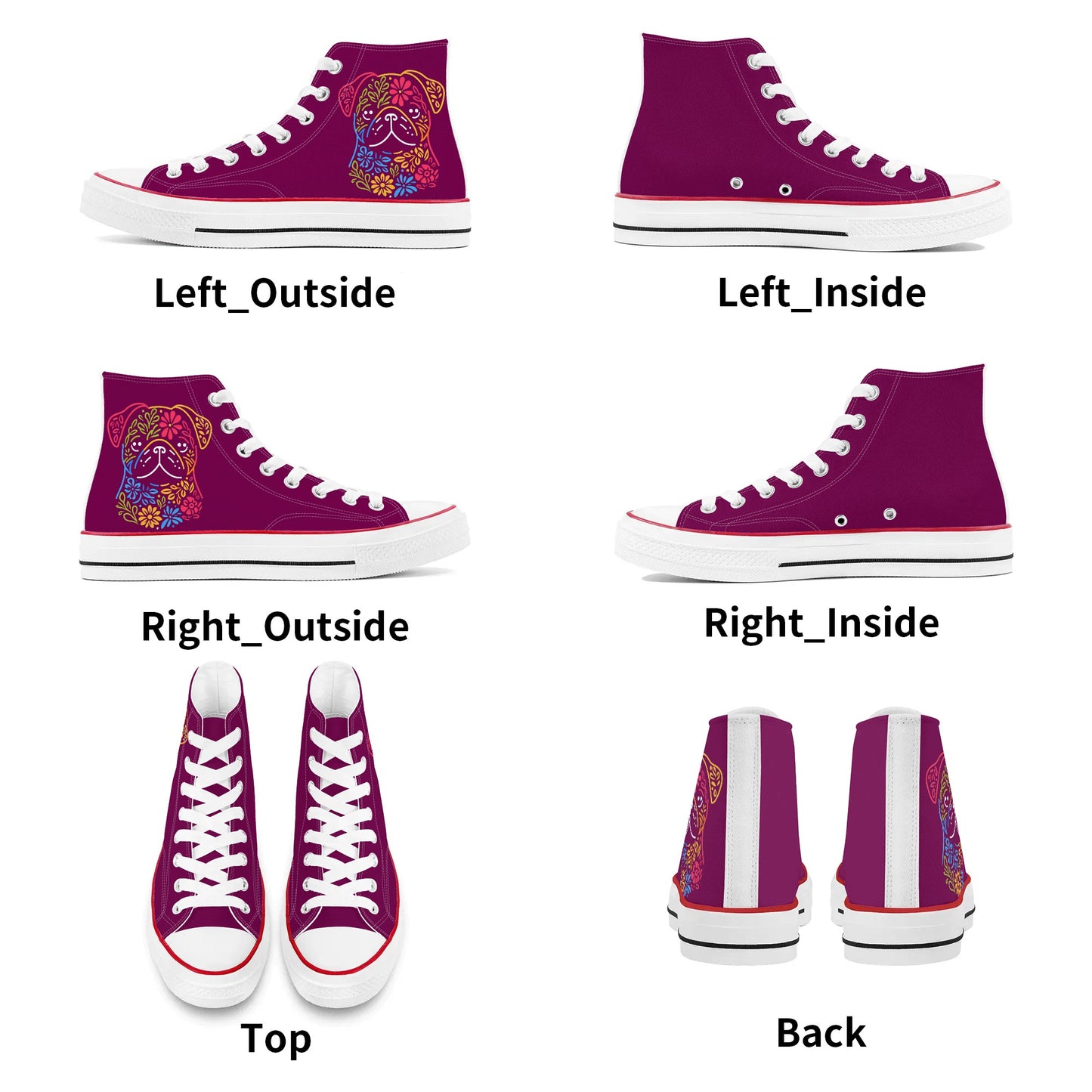 Charlie - Classic High Top Canvas Shoes