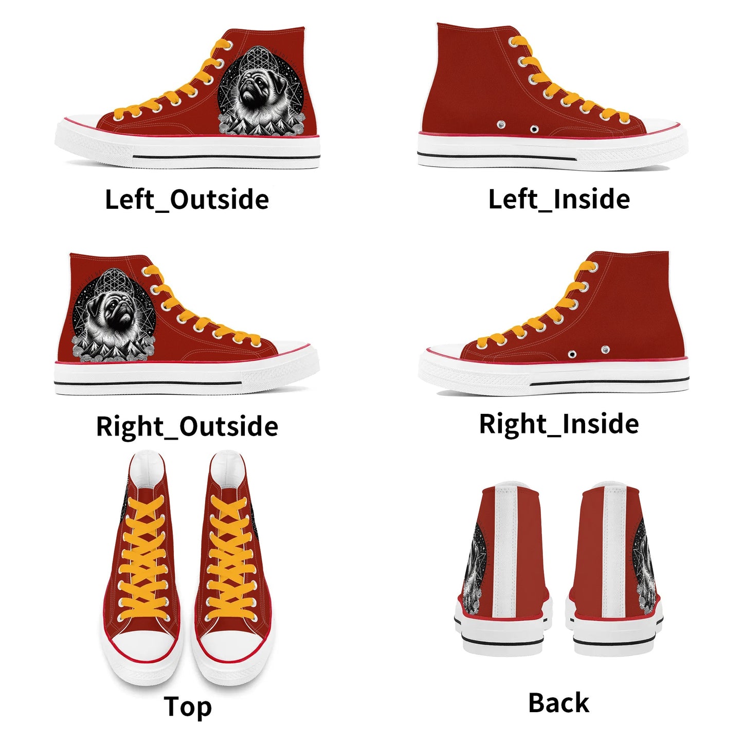 Paco - Classic High Top Canvas Shoes