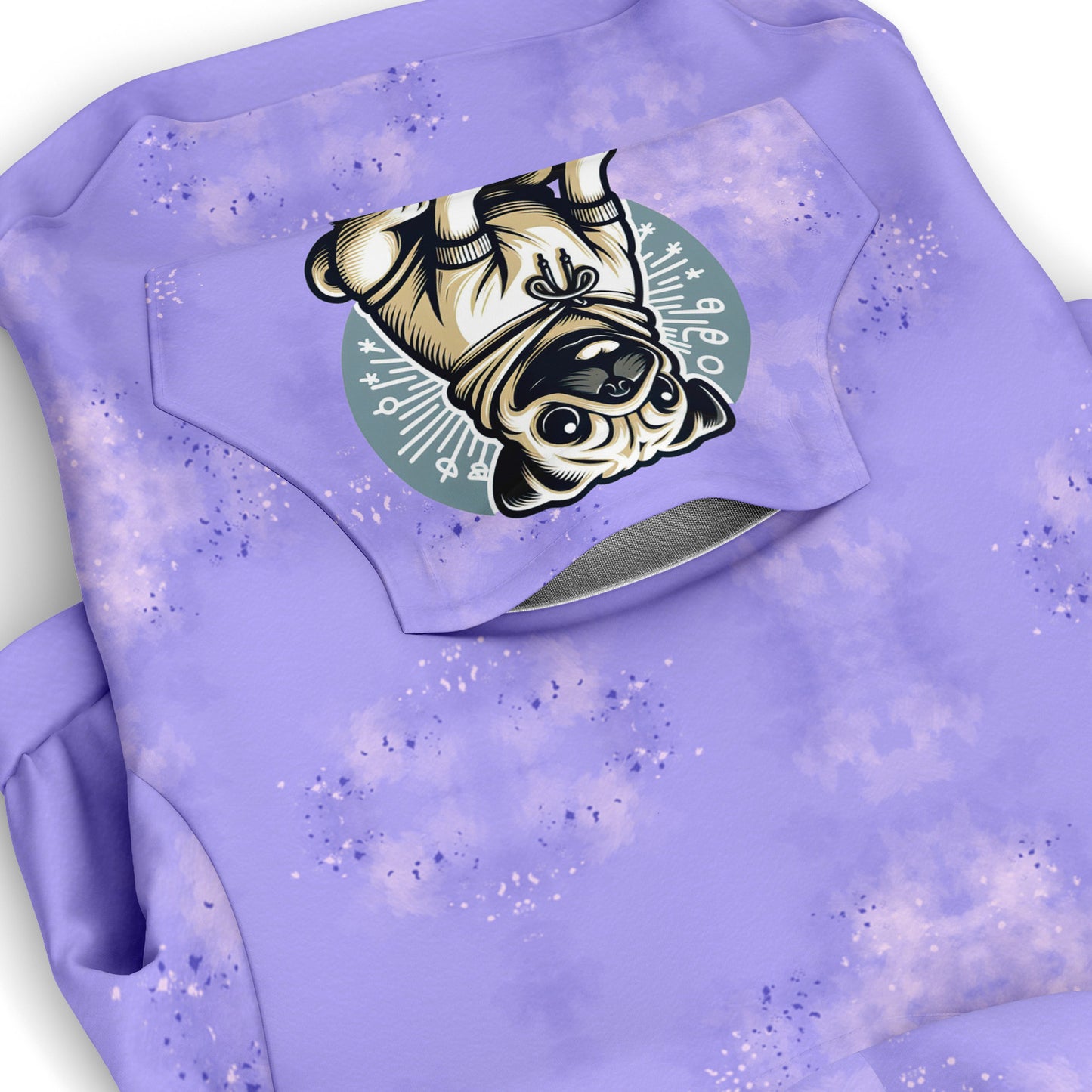 Carson - Pug Zip-Up Hoodie