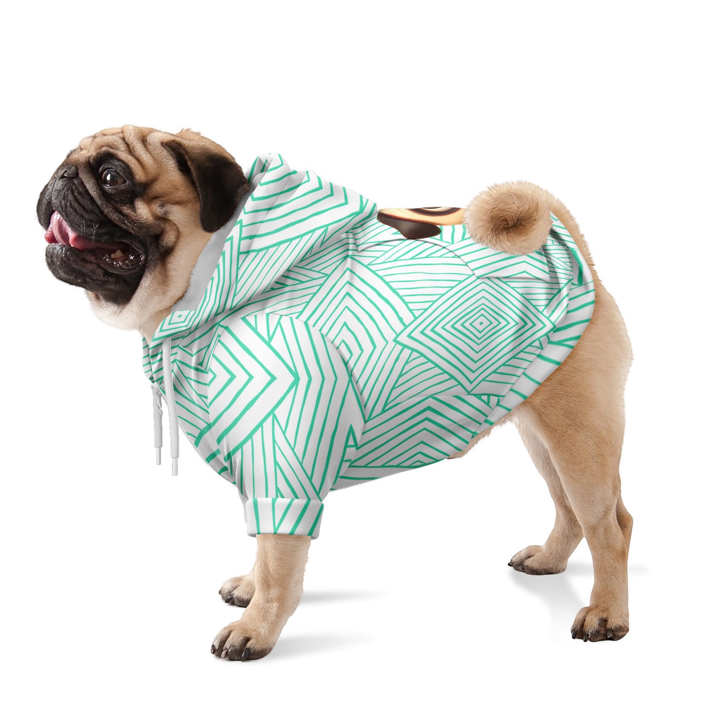 Teddy - Pug Zip-Up Hoodie