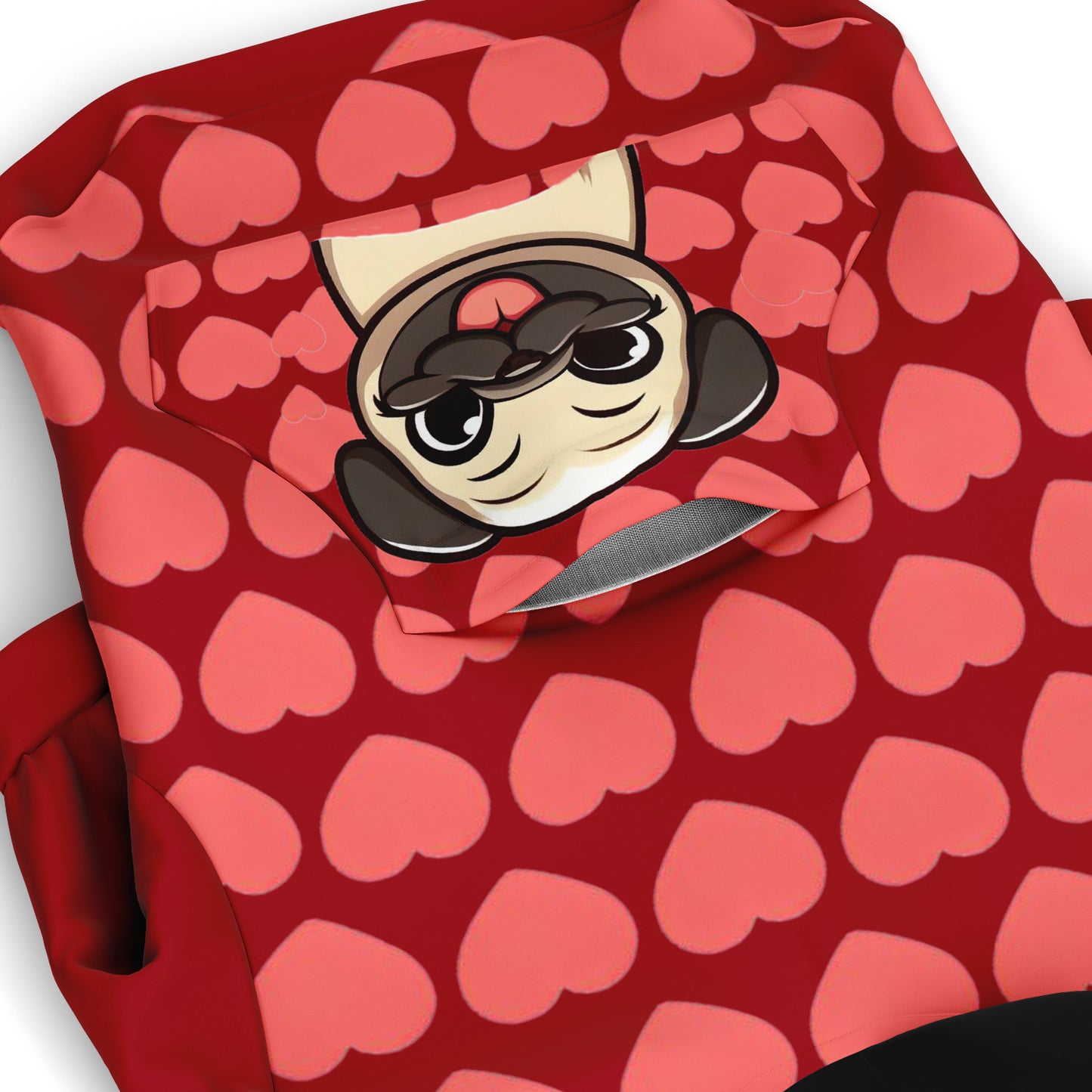 Piper - Pug Zip-Up Hoodie