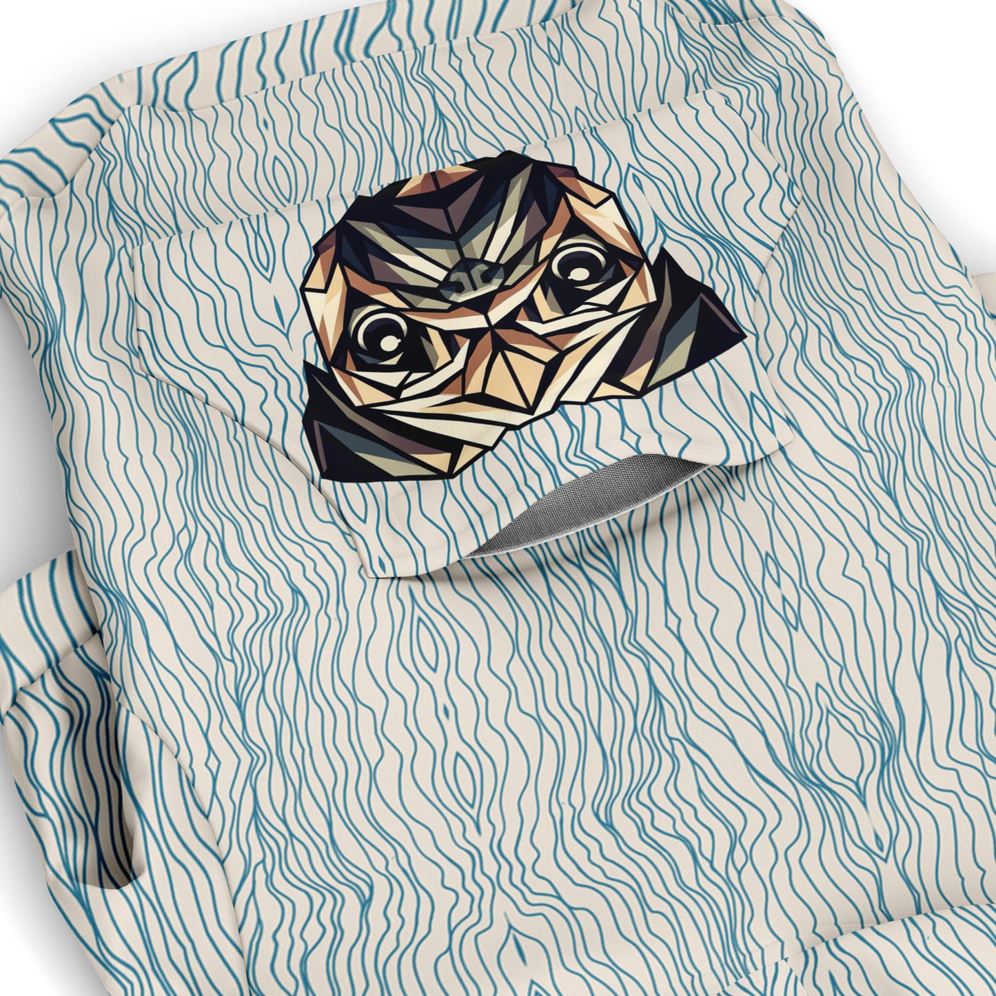 Finn - Pug Zip-Up Hoodie