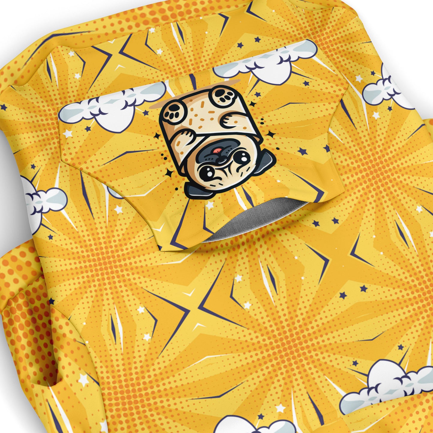 Hank - Pug Zip-Up Hoodie