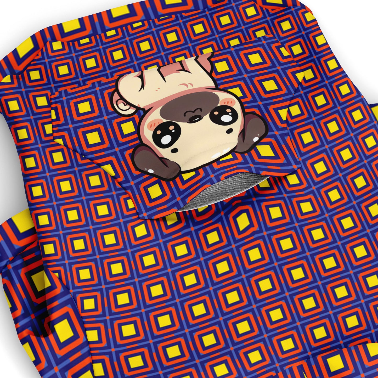 Dixon - Pug Zip-Up Hoodie