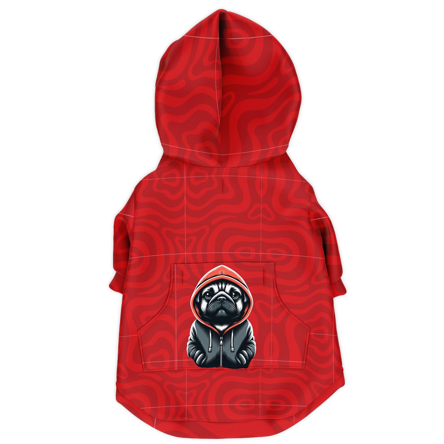 Murphey - Pug Zip-Up Hoodie