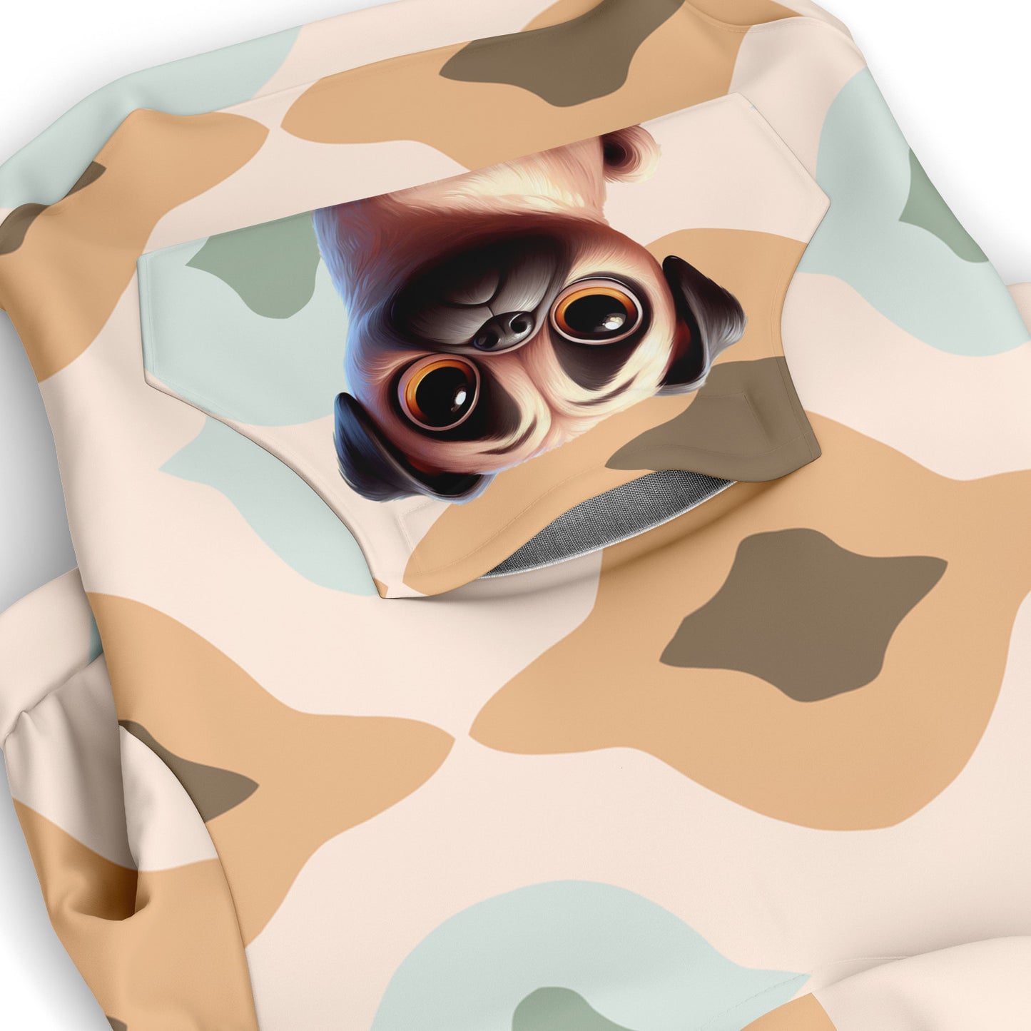 Jack - Pug Zip-Up Hoodie