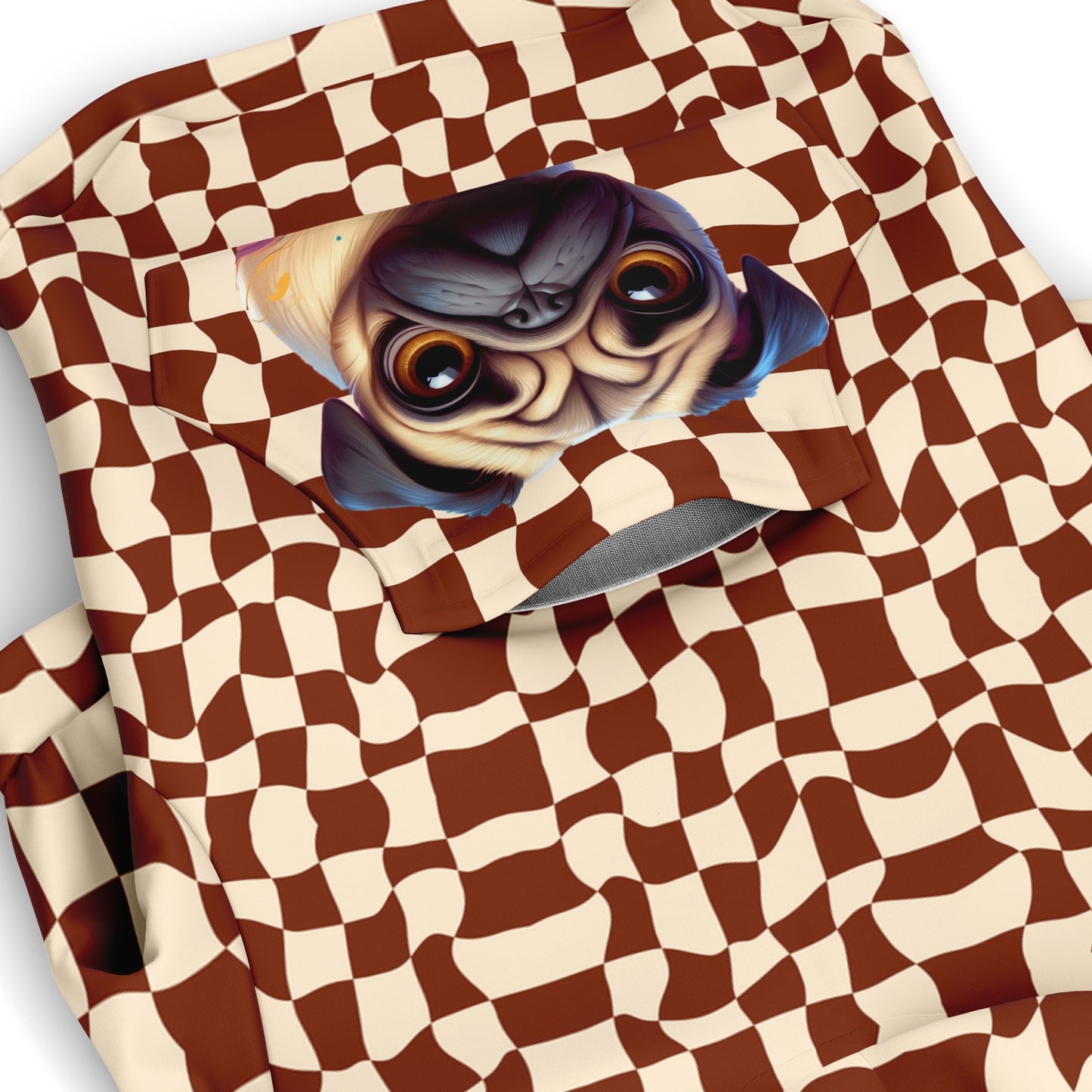 Lexi - Pug Zip-Up Hoodie