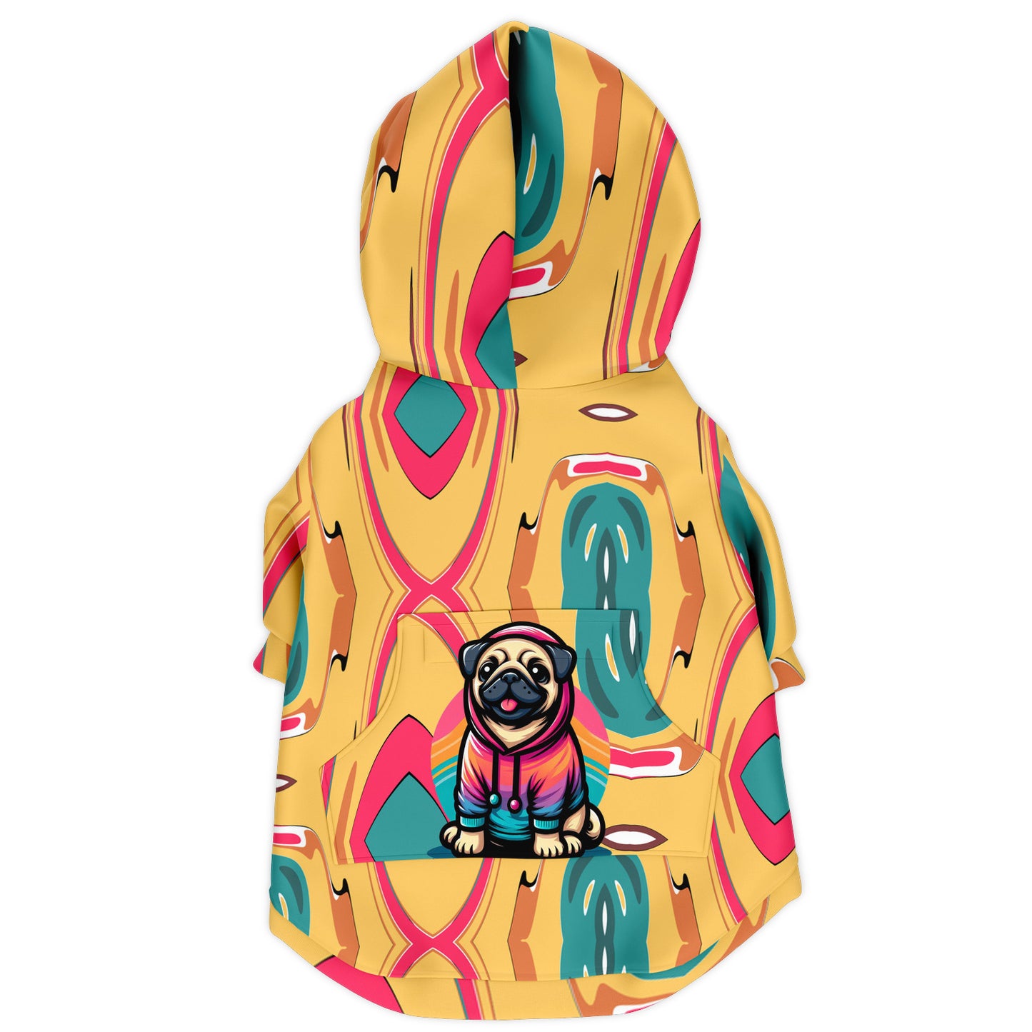 Clara - Pug Zip-Up Hoodie