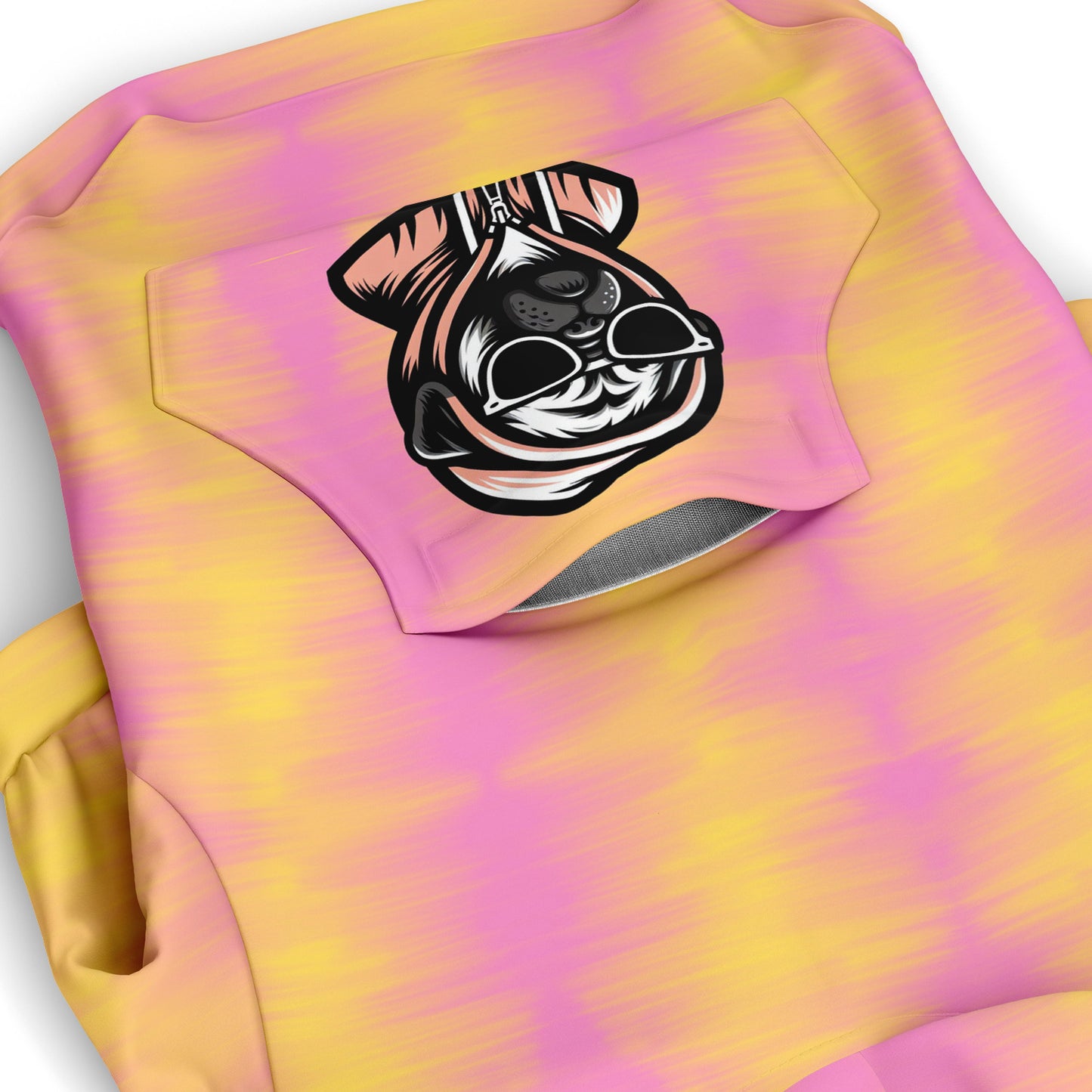 Joey - Pug Zip-Up Hoodie