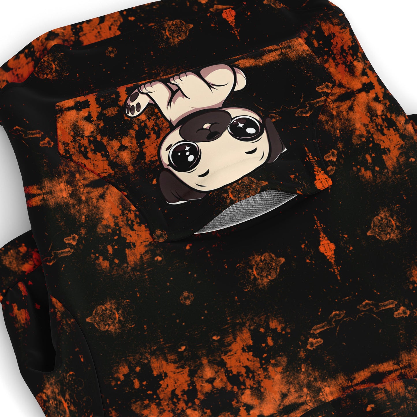 Lillian - Pug Zip-Up Hoodie