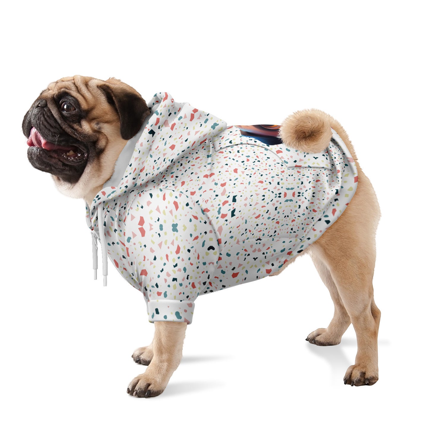 Winston - Pug Zip-Up Hoodie