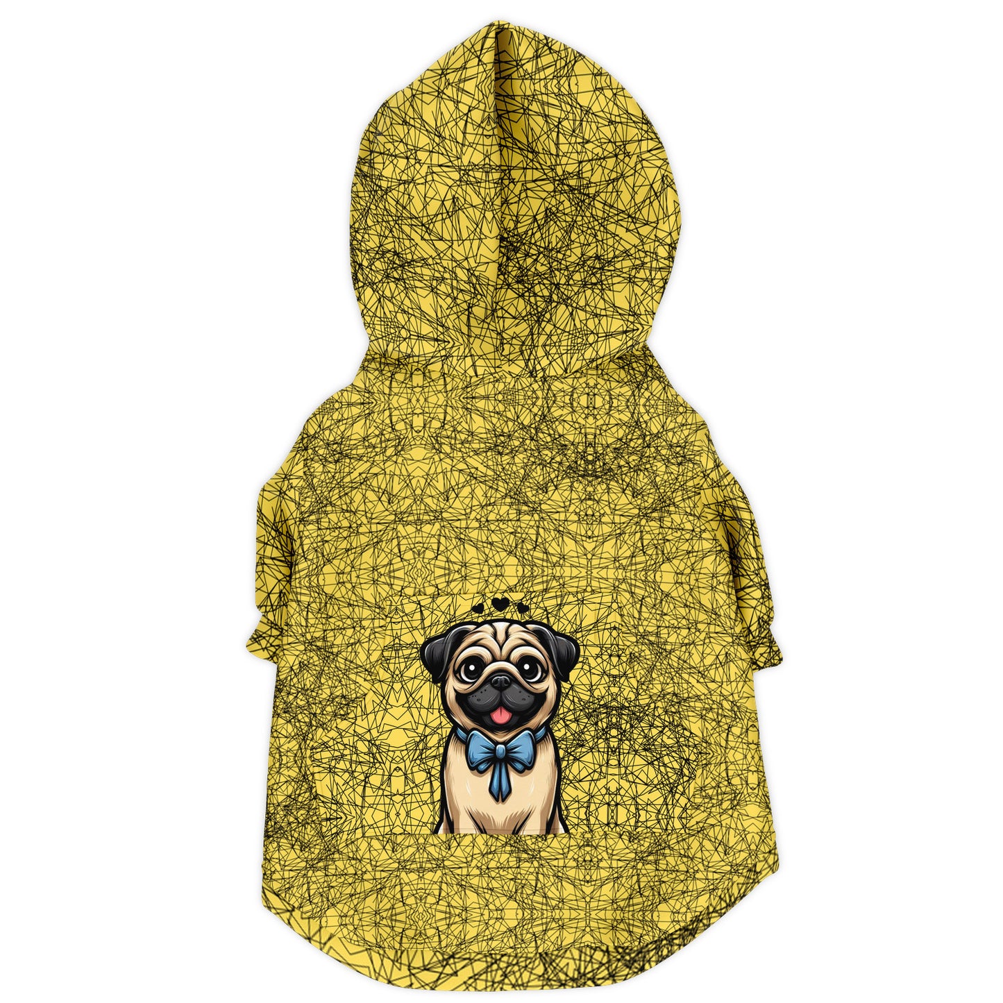Collie - Pug Zip-Up Hoodie