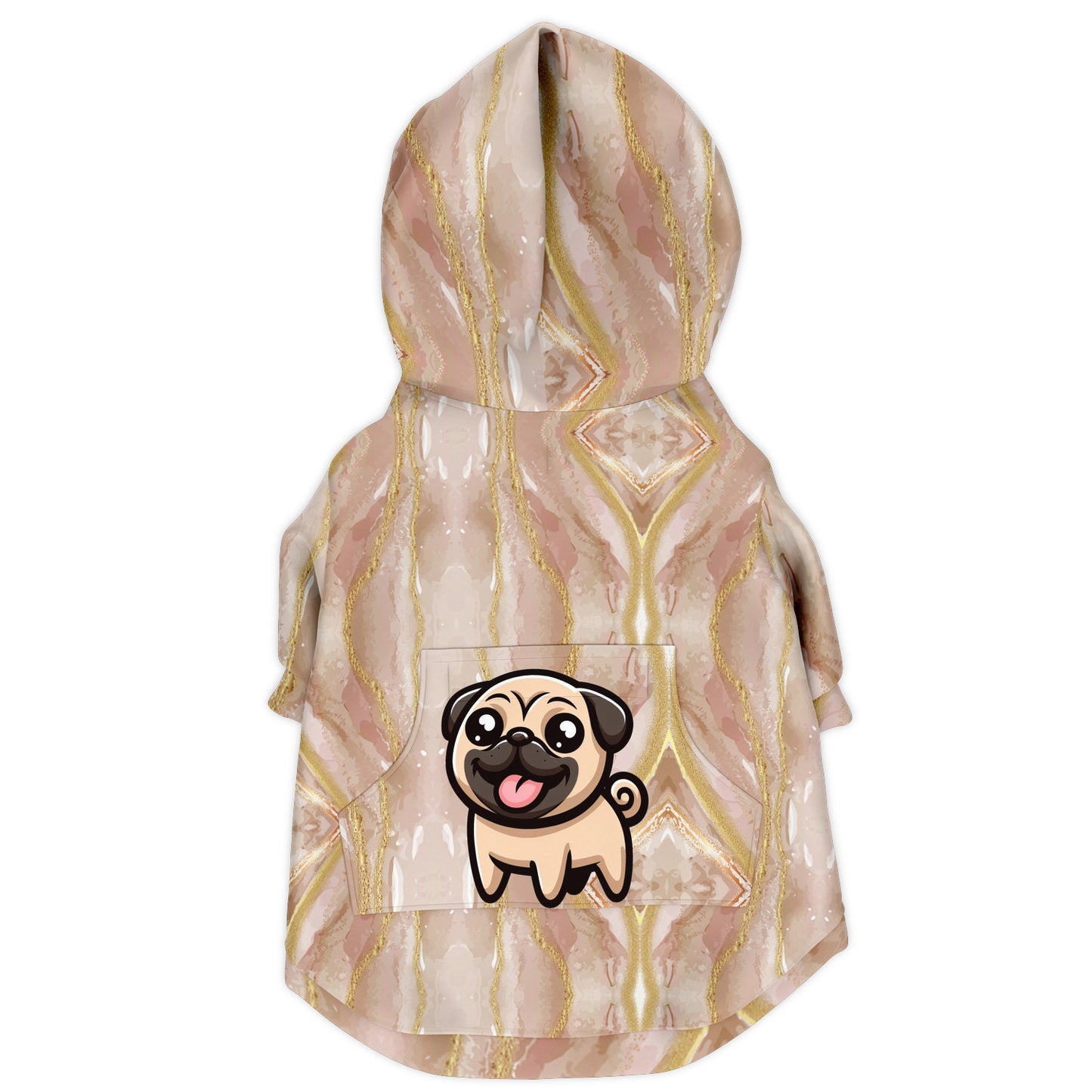 Holly - Pug Zip-Up Hoodie
