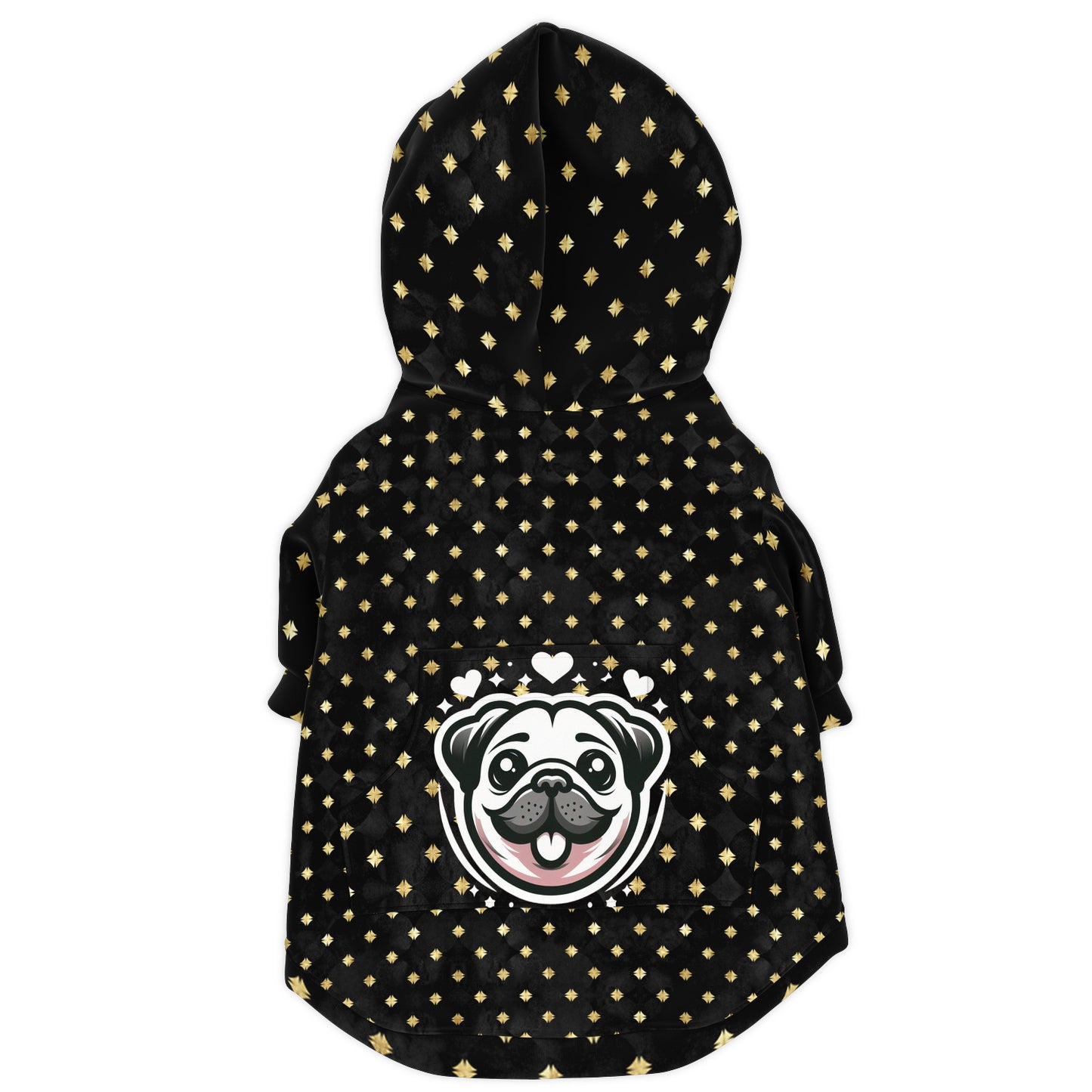 Piper - Pug Zip-Up Hoodie