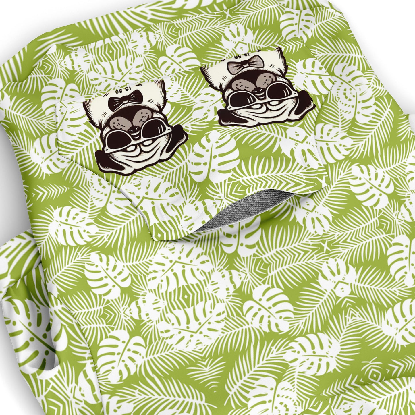 Boris - Pug Zip-Up Hoodie