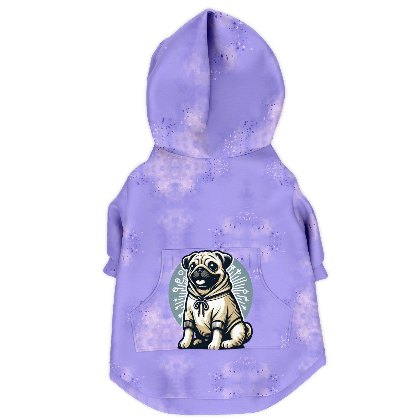Carson - Pug Zip-Up Hoodie