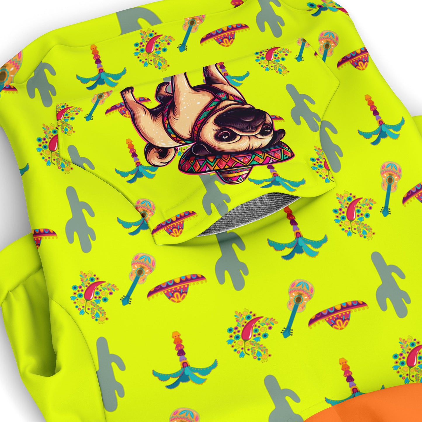Kona - Pug Zip-Up Hoodie