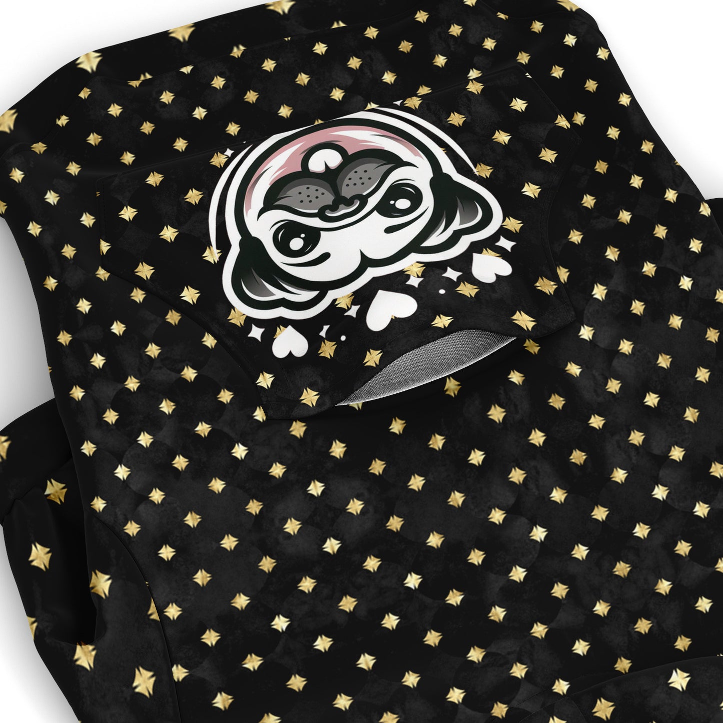 Piper - Pug Zip-Up Hoodie